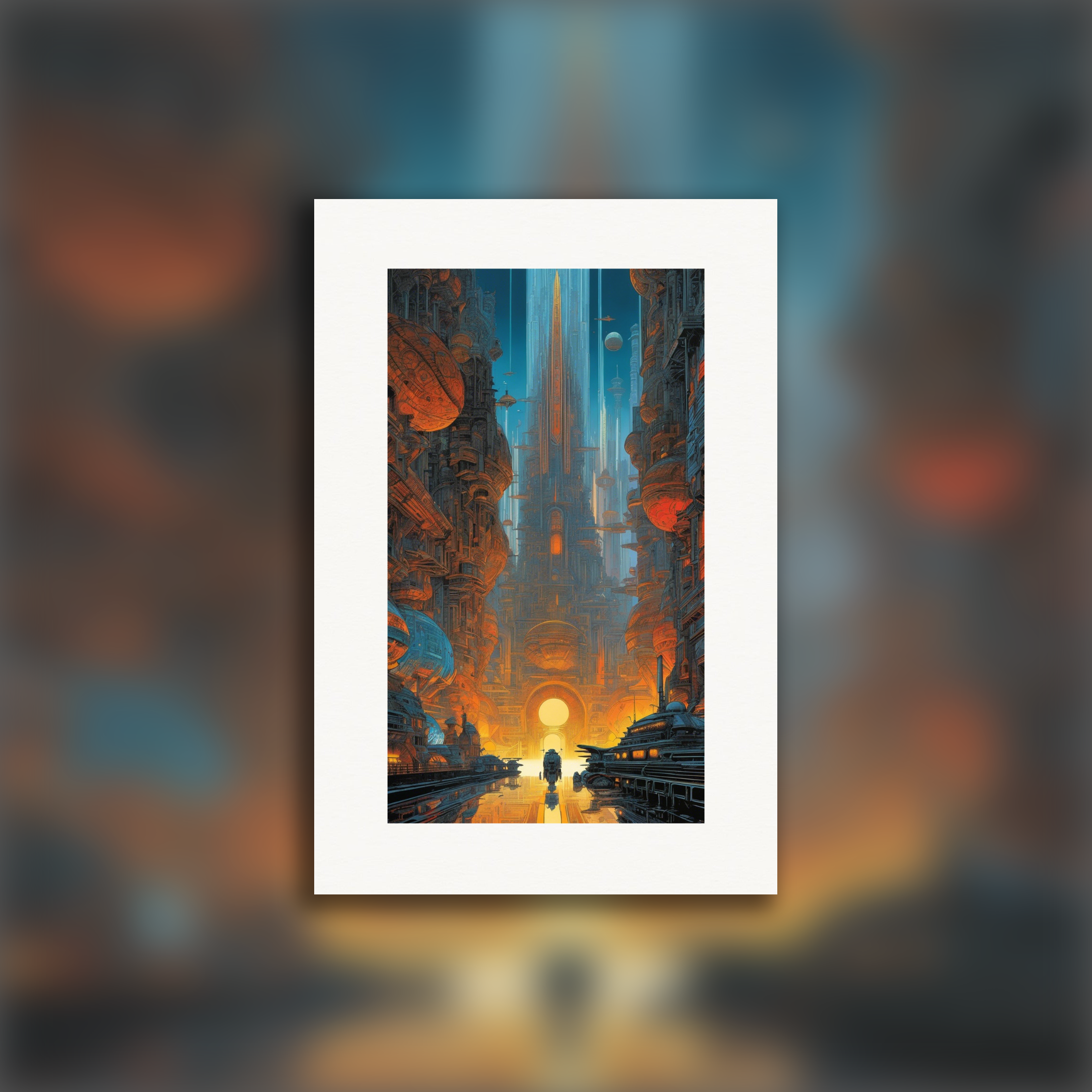Métal hurlant (serie), Futuristisk stad - Affisch
