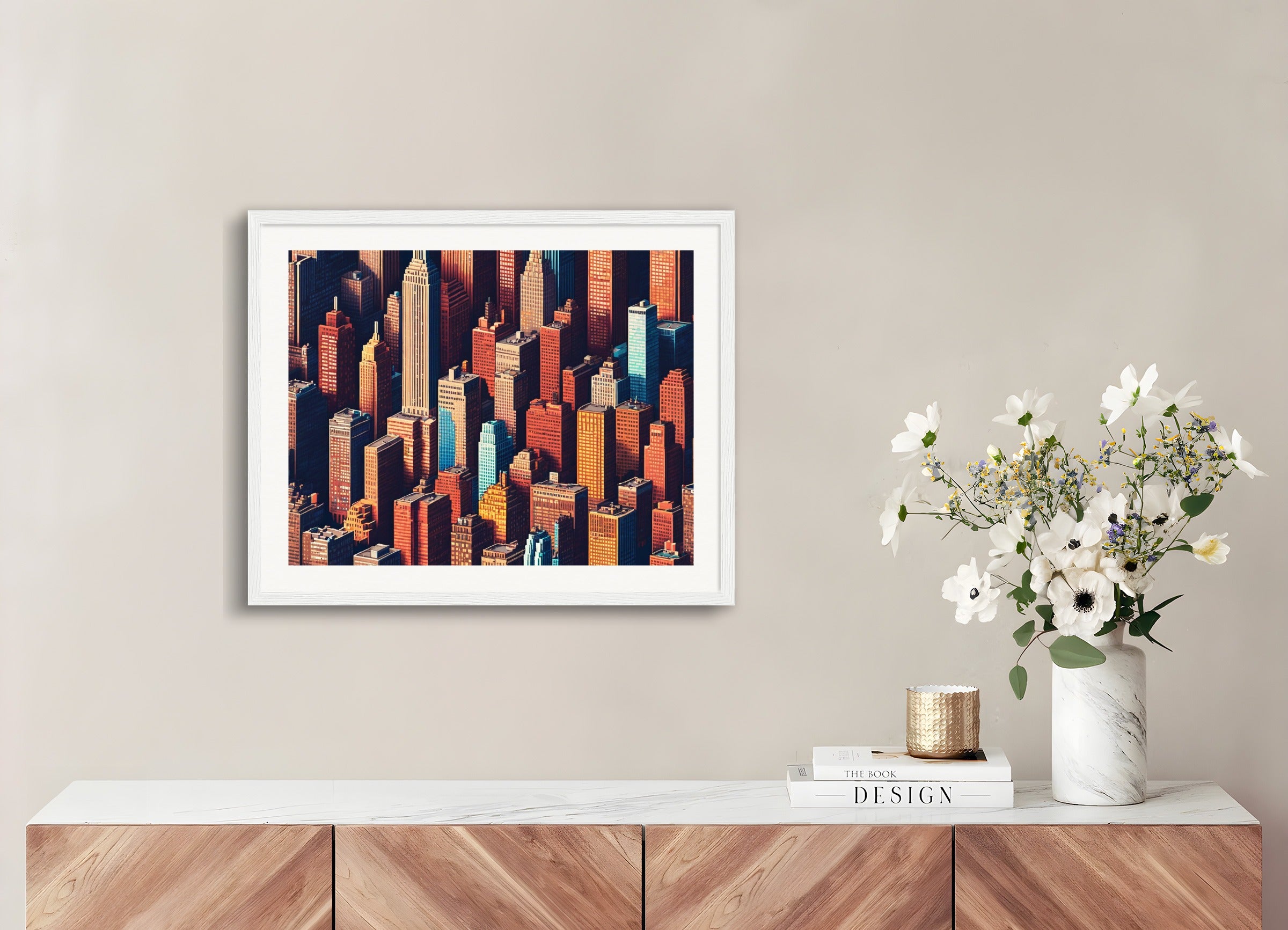 Poster with wood frame: Pixel Art,