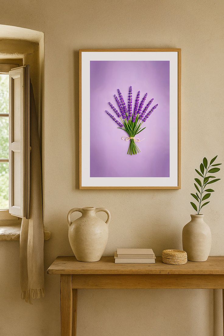 Lavendel från Provence - Affisch