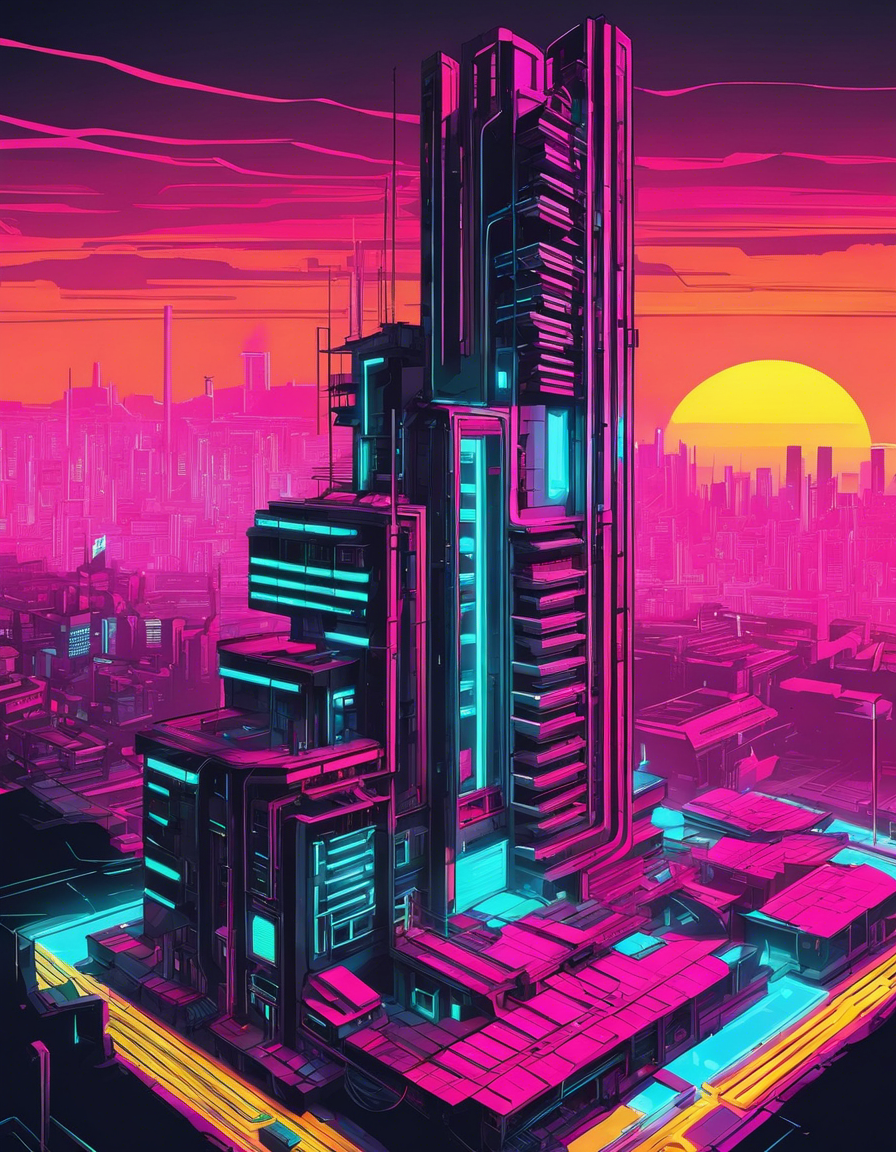 Neon punk, Stjärnljus stad - Affisch
