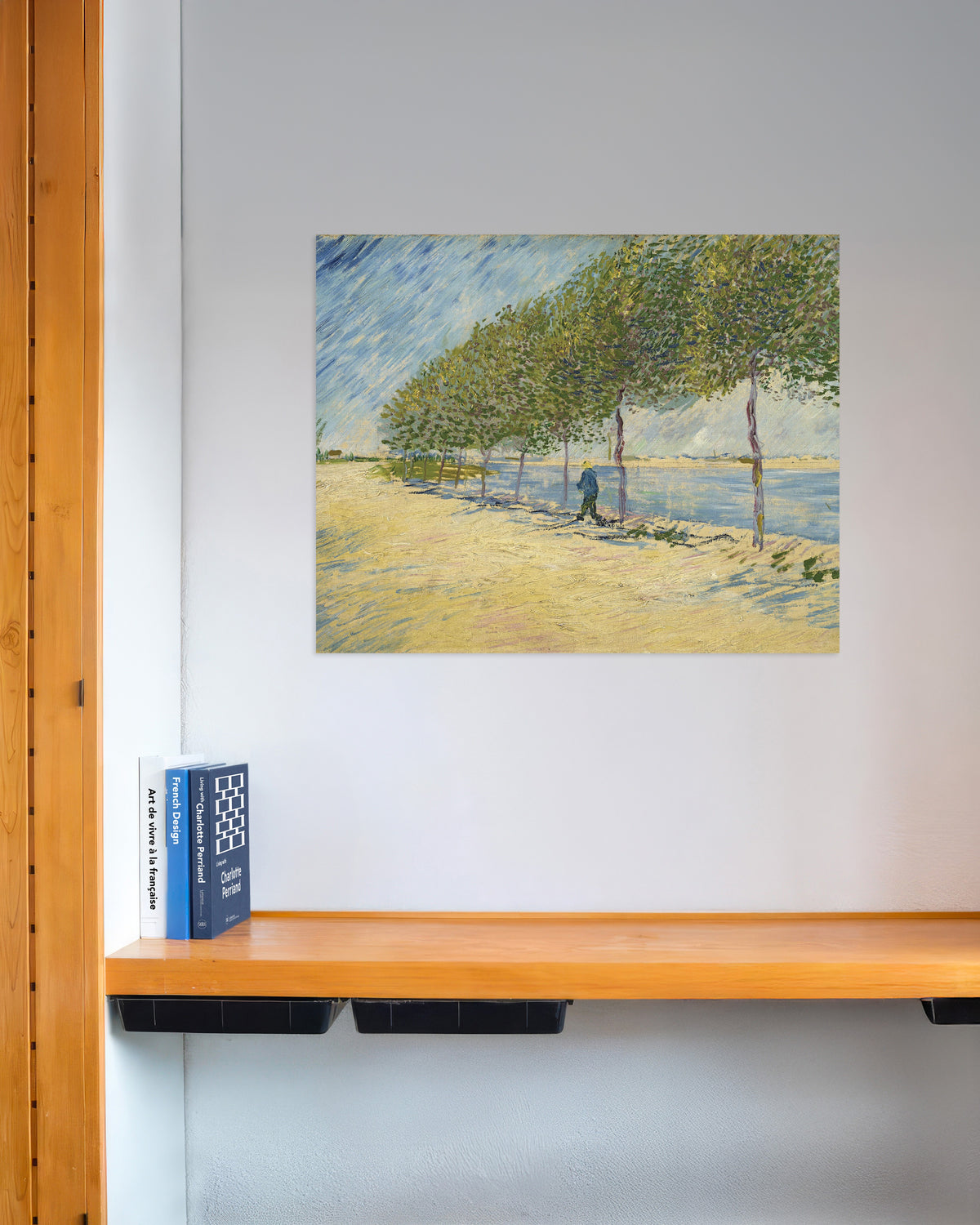 Poster med Längs Seine (1887) av Vincent van Gogh