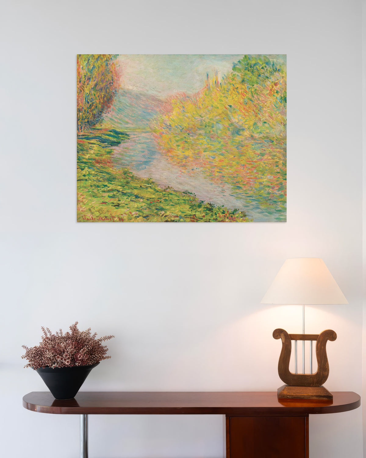 Poster Höst vid Jeufosse (1884) av Claude Monet