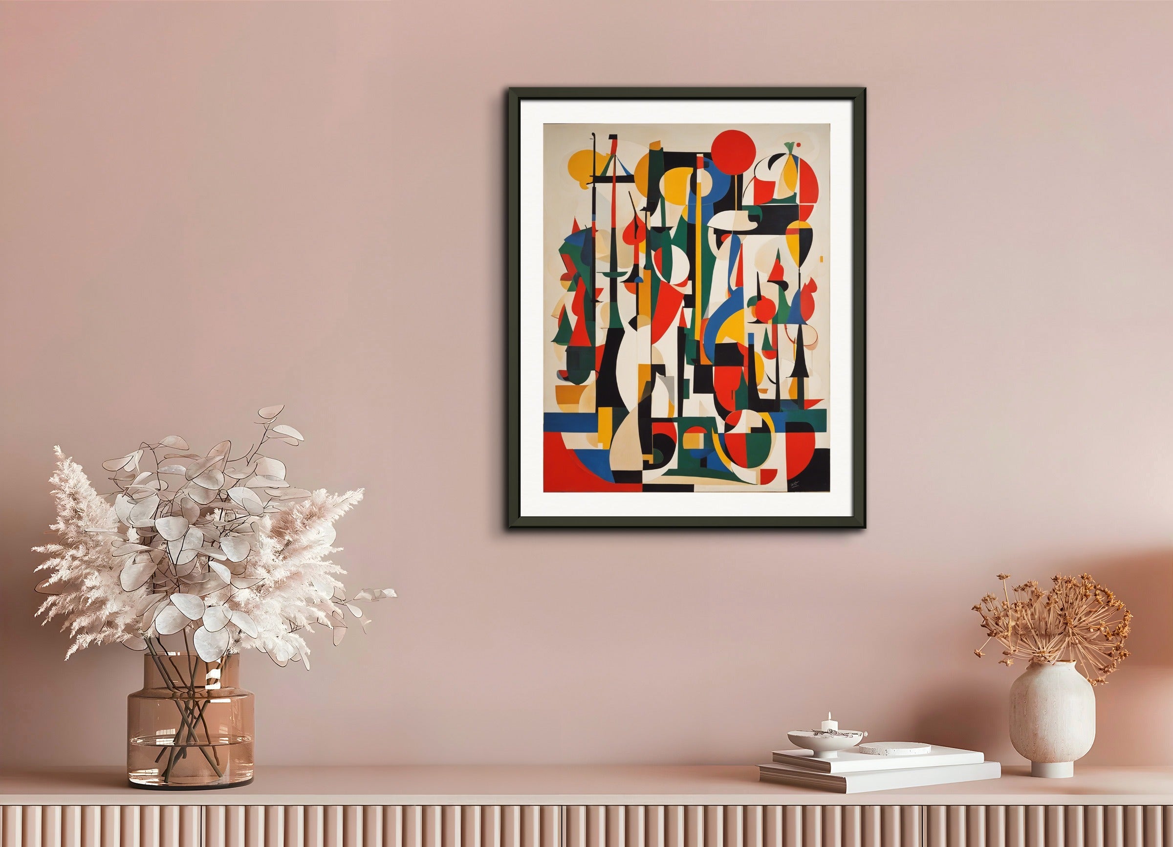 Poster with metal frame: Willi Baumeister,