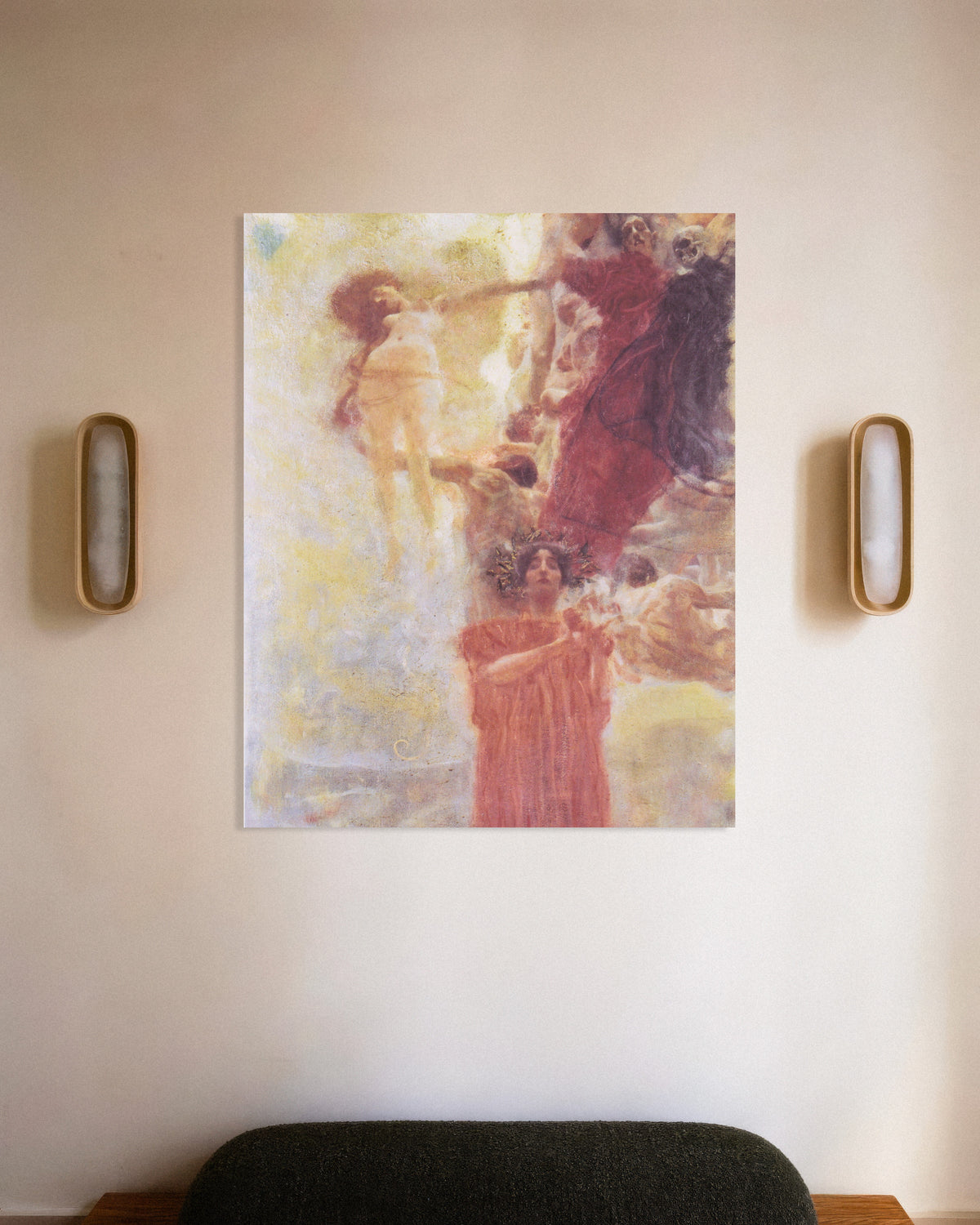 Poster Kompositionsskiss till Medicinen (1897–1898) av Gustav Klimt
