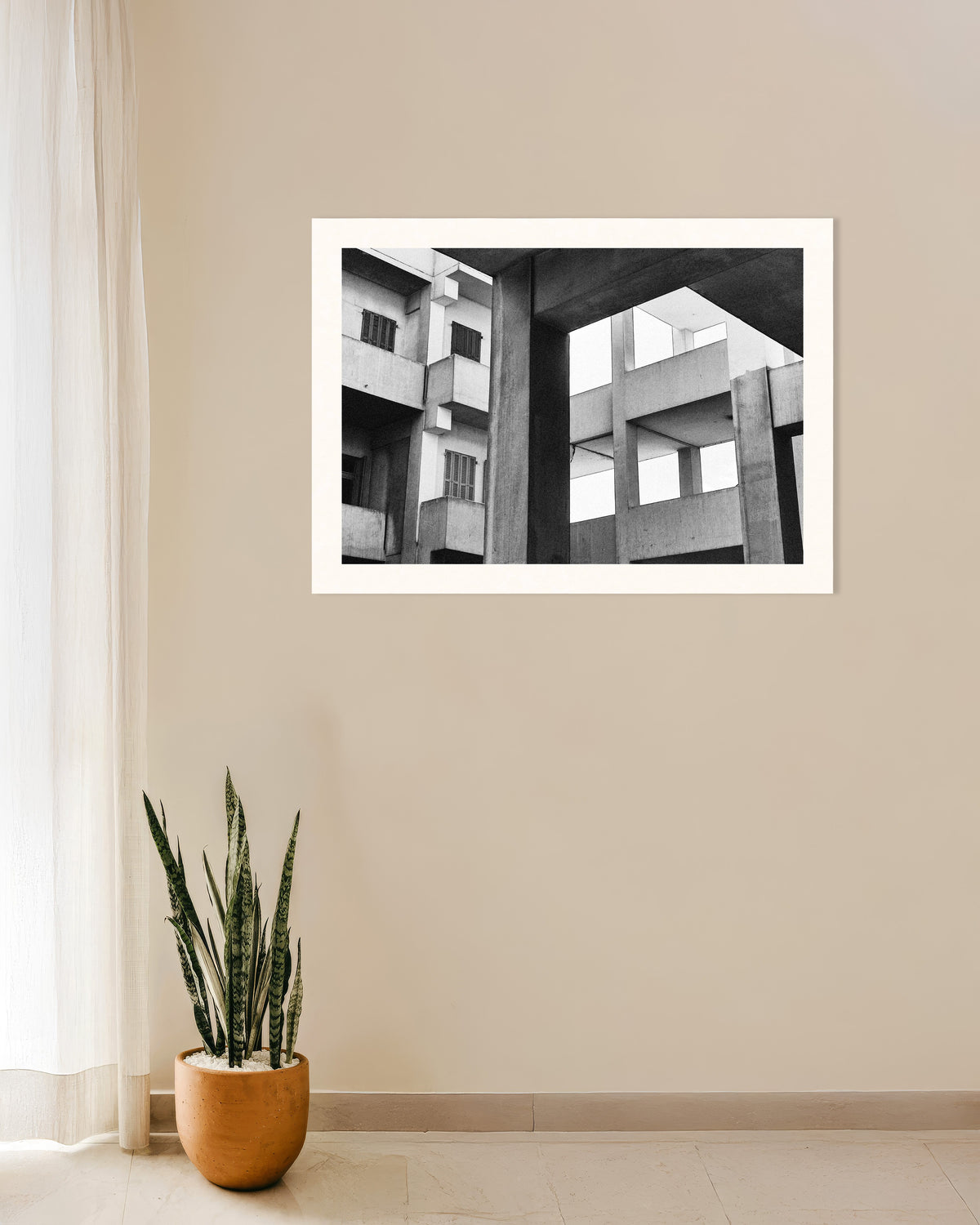 Poster ”Betongramar och fönsterluckor”