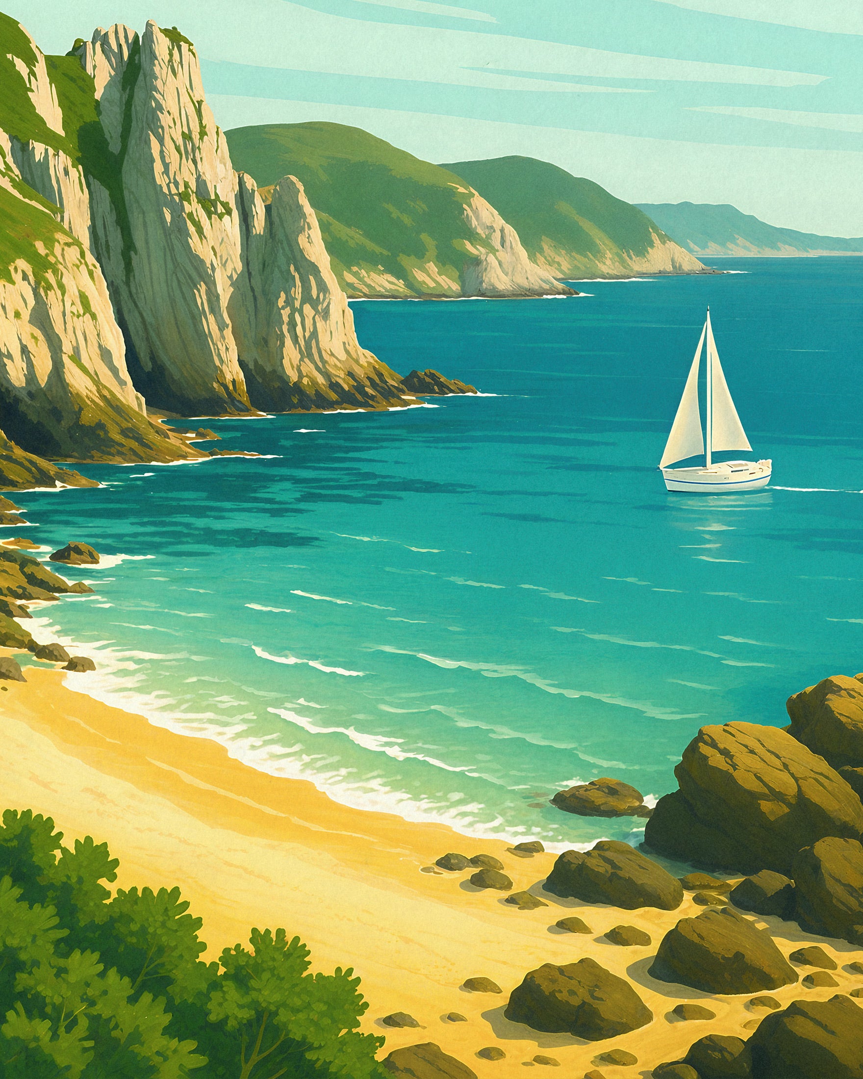 Crozon Reseposter - Bretagnes kust