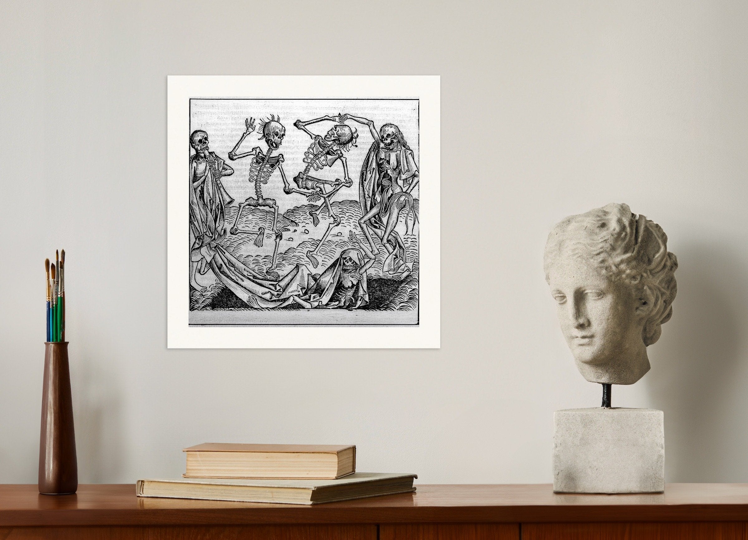 Poster of Danse Macabre - Liber chronicarum by Hartmann Schedel, 1493