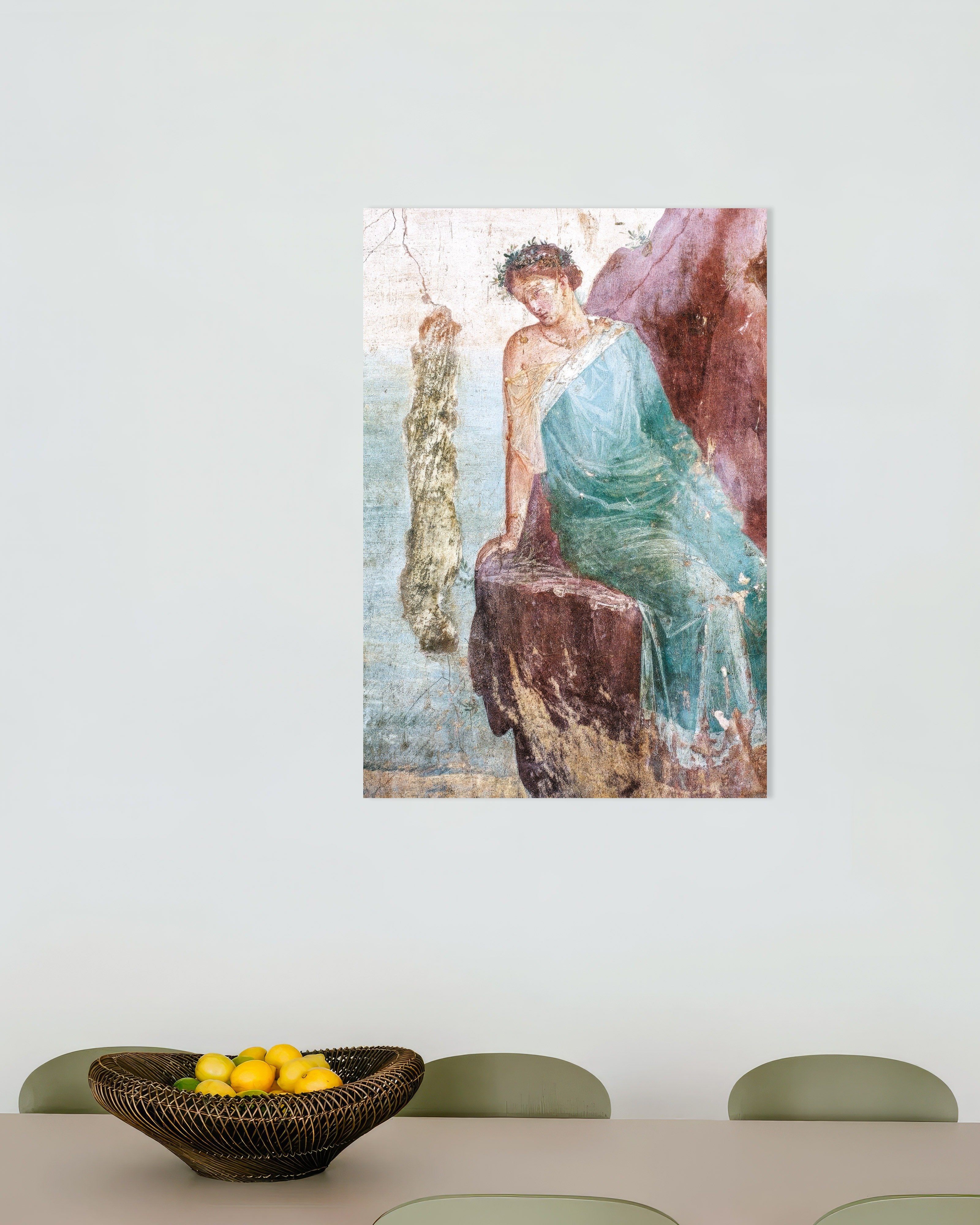 Poster of Fall of Icarus fresco detail poster