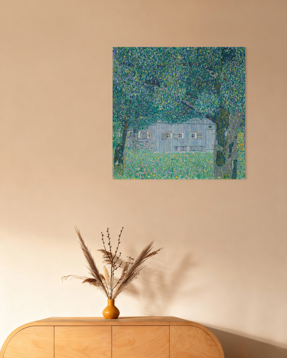 Poster Bondgård i Buchberg (1911) av Gustav Klimt