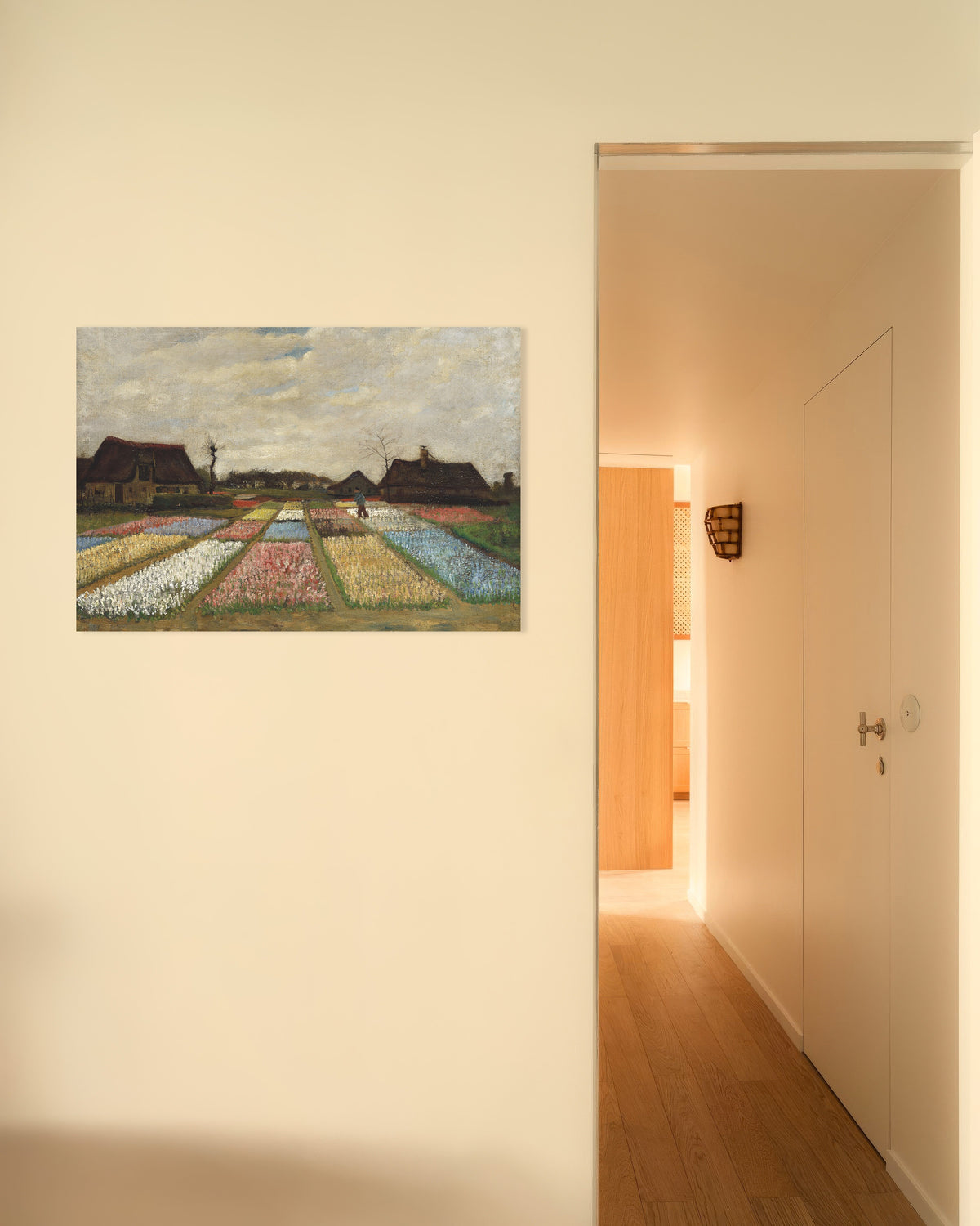 Poster av Blomsterbäddar i Holland (ca 1883) av Vincent van Gogh