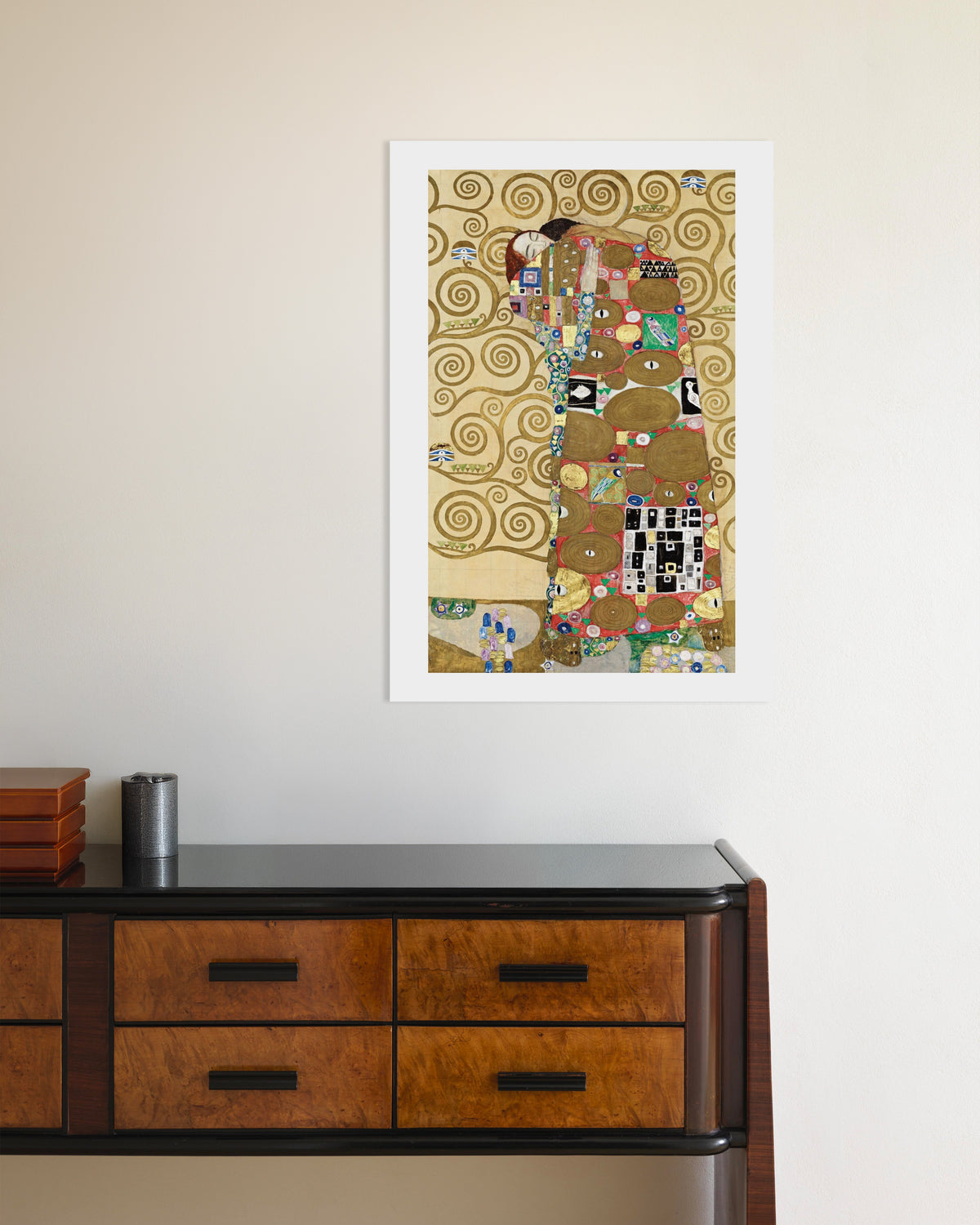 Poster med Uppfyllelse, Stocletfrisen (1910–1911) av Gustav Klimt