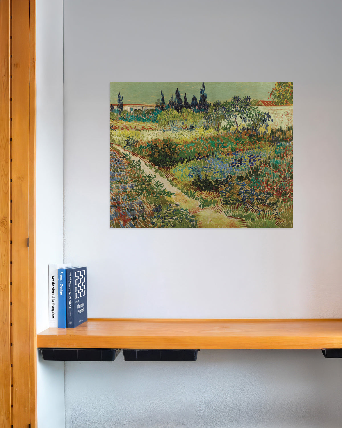 Poster med Trädgård i Arles (1888) av Vincent van Gogh