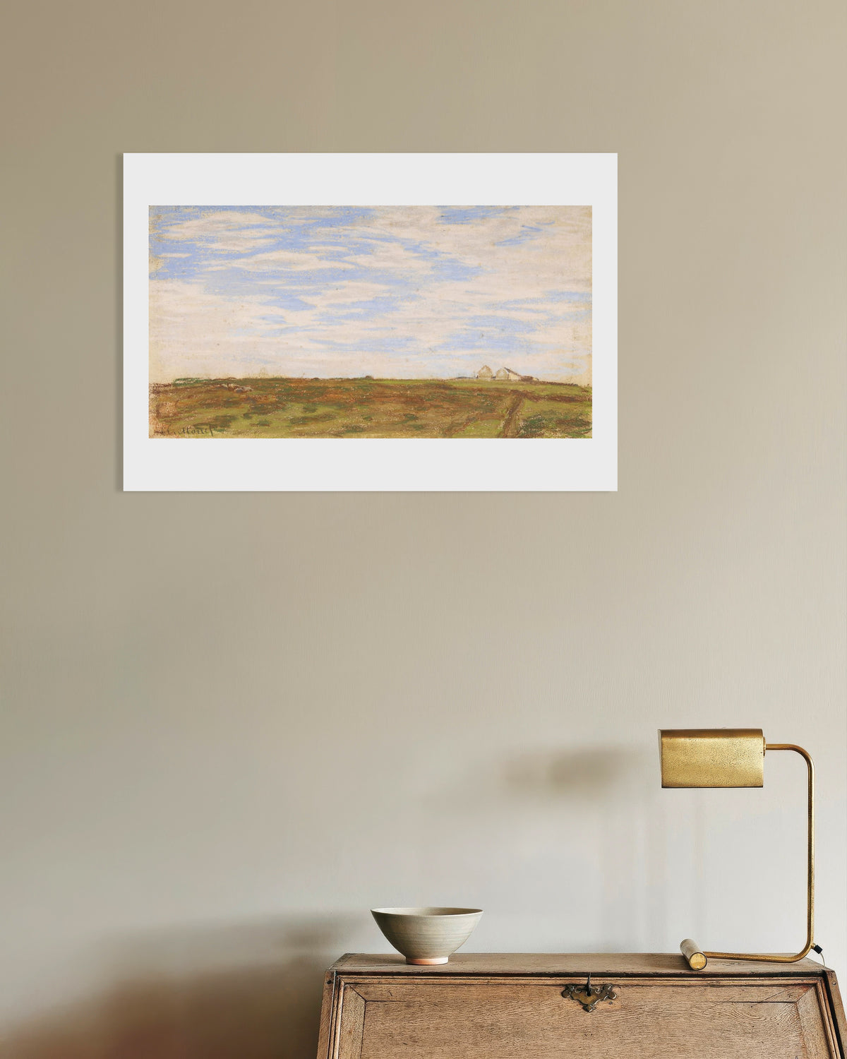 Poster Landskap (1864–1866) av Claude Monet