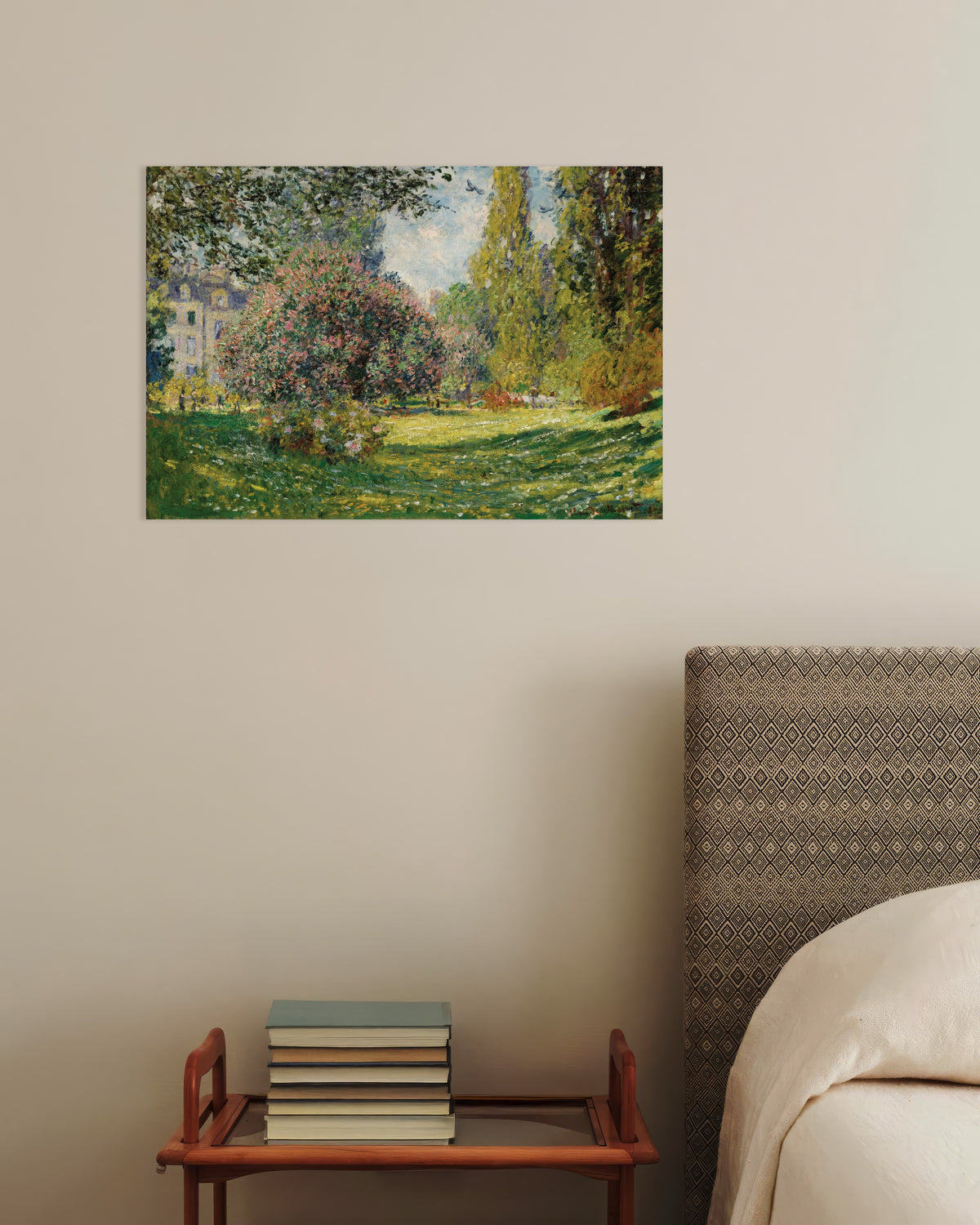 Poster Landskap, Parc Monceau (1876) av Claude Monet