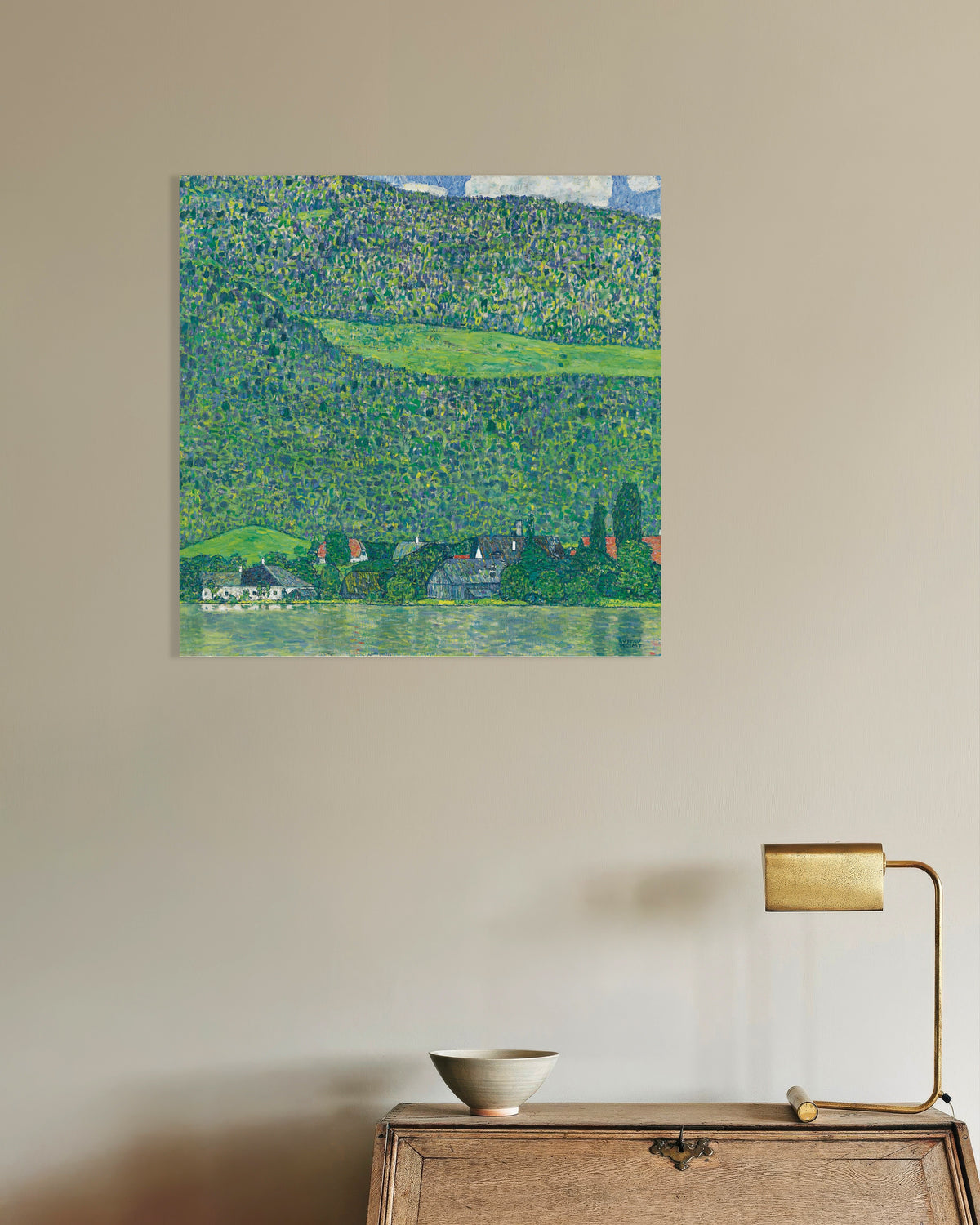 Poster av Litzlberg vid Attersee (1914–1915) av Gustav Klimt