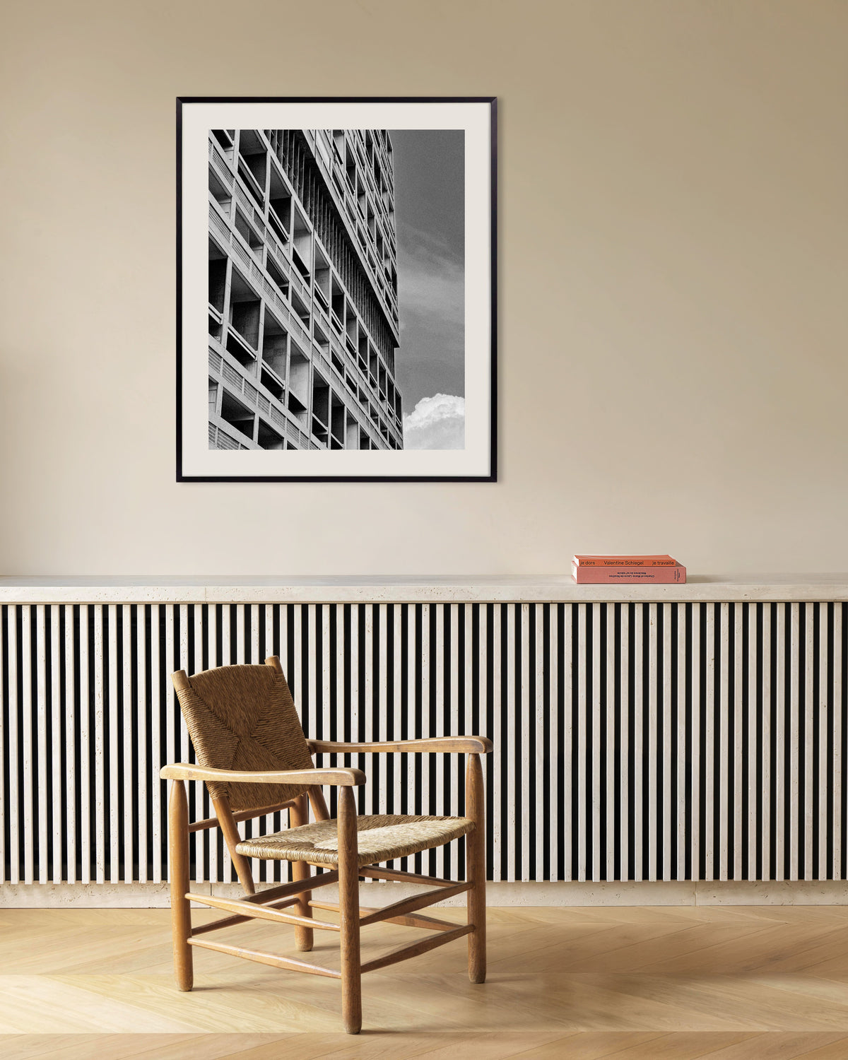 Poster ”Loggior i solen”, med metallram