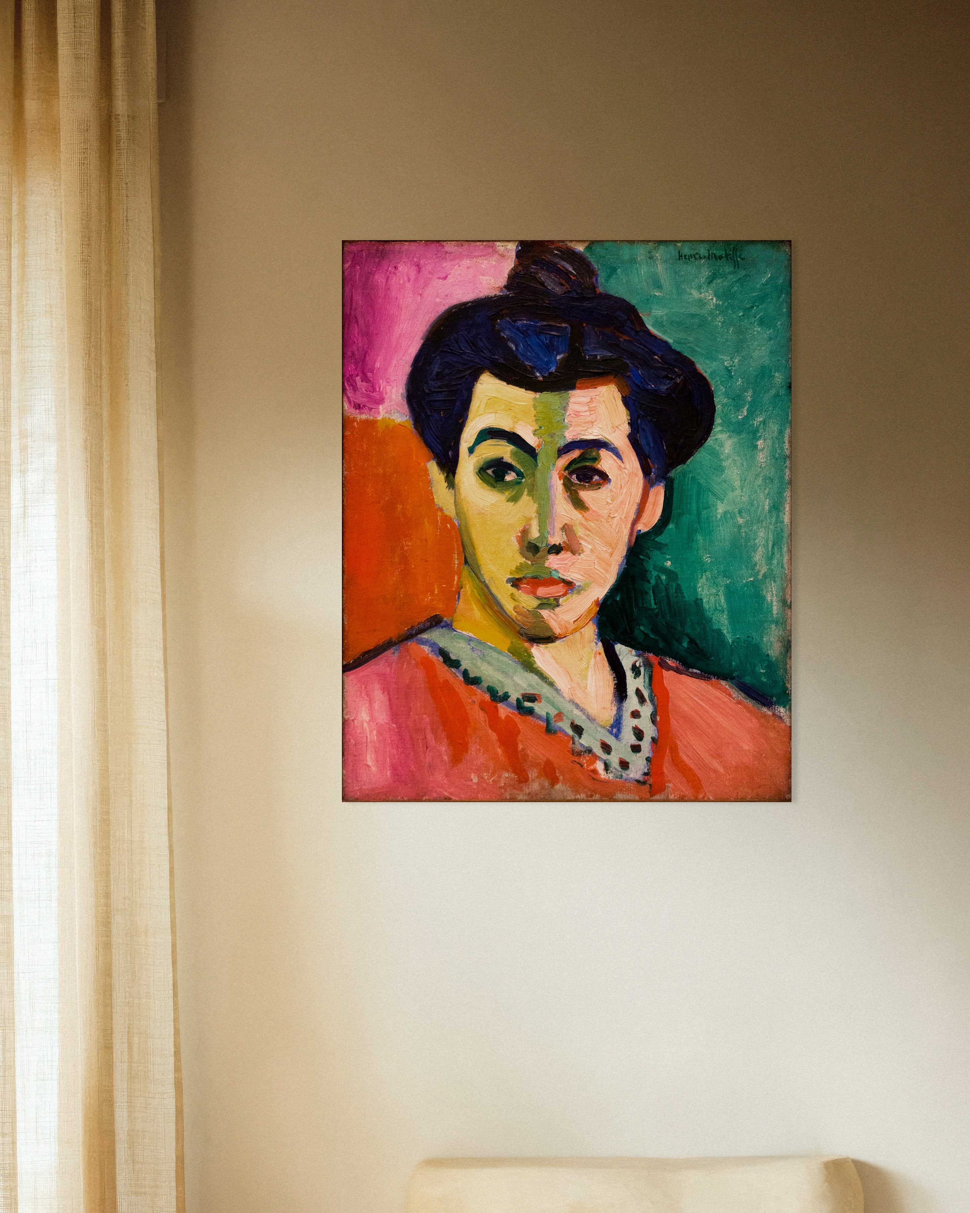 Poster of Madame Matisse (1913) by Henri Matisse