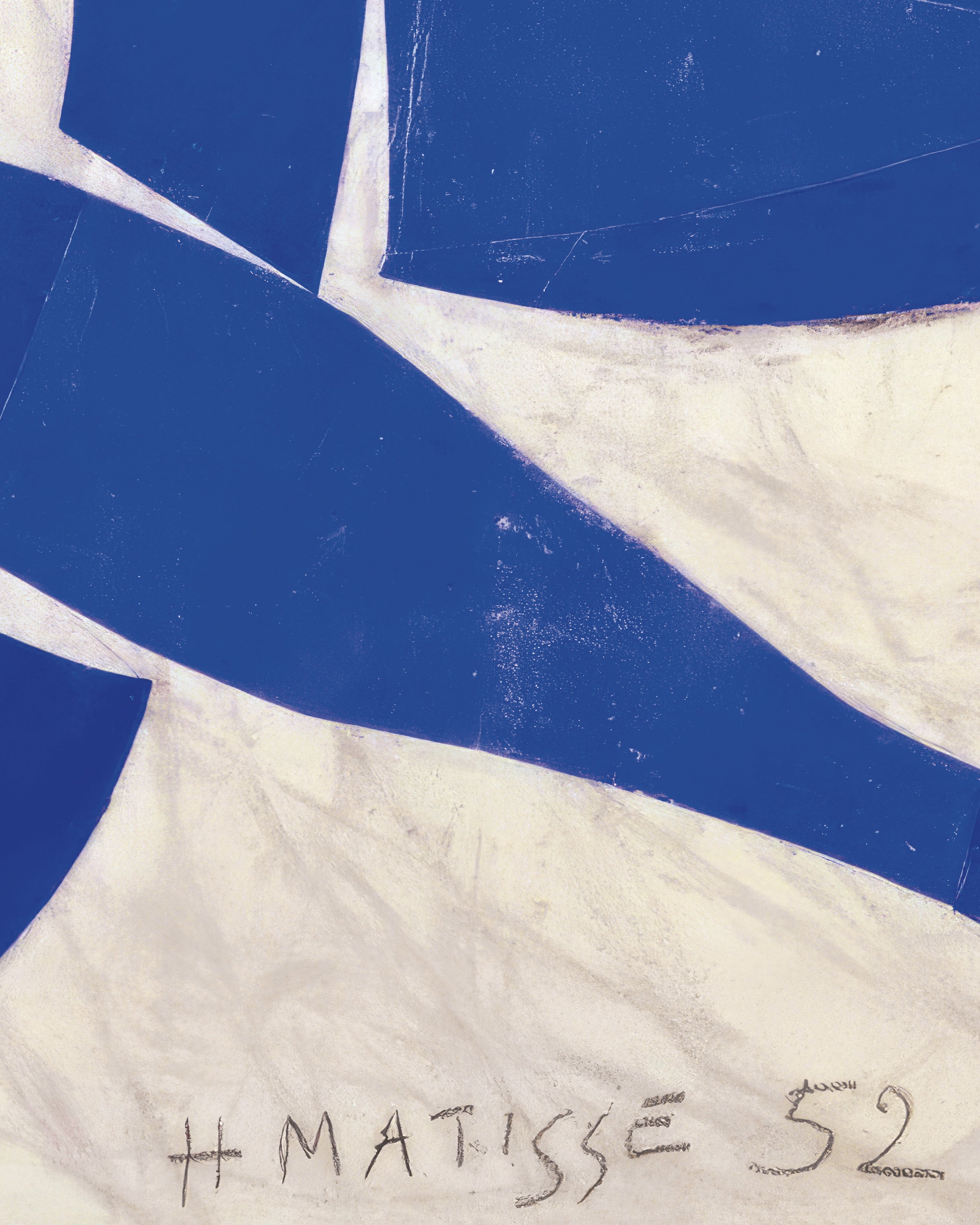 Matisse blå naken serie, I till IV affischer