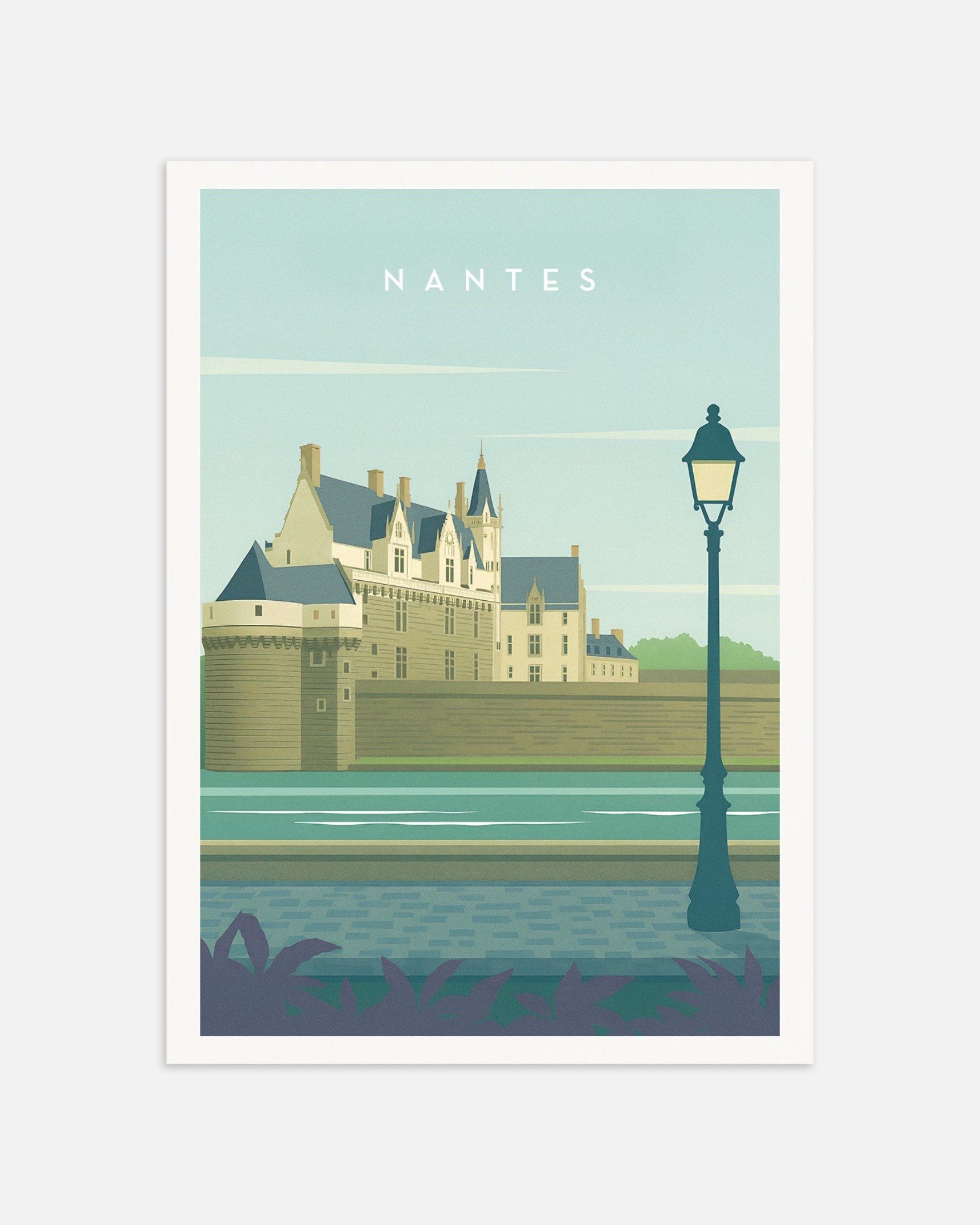 Poster of Nantes Wall Art Print, thumbnail