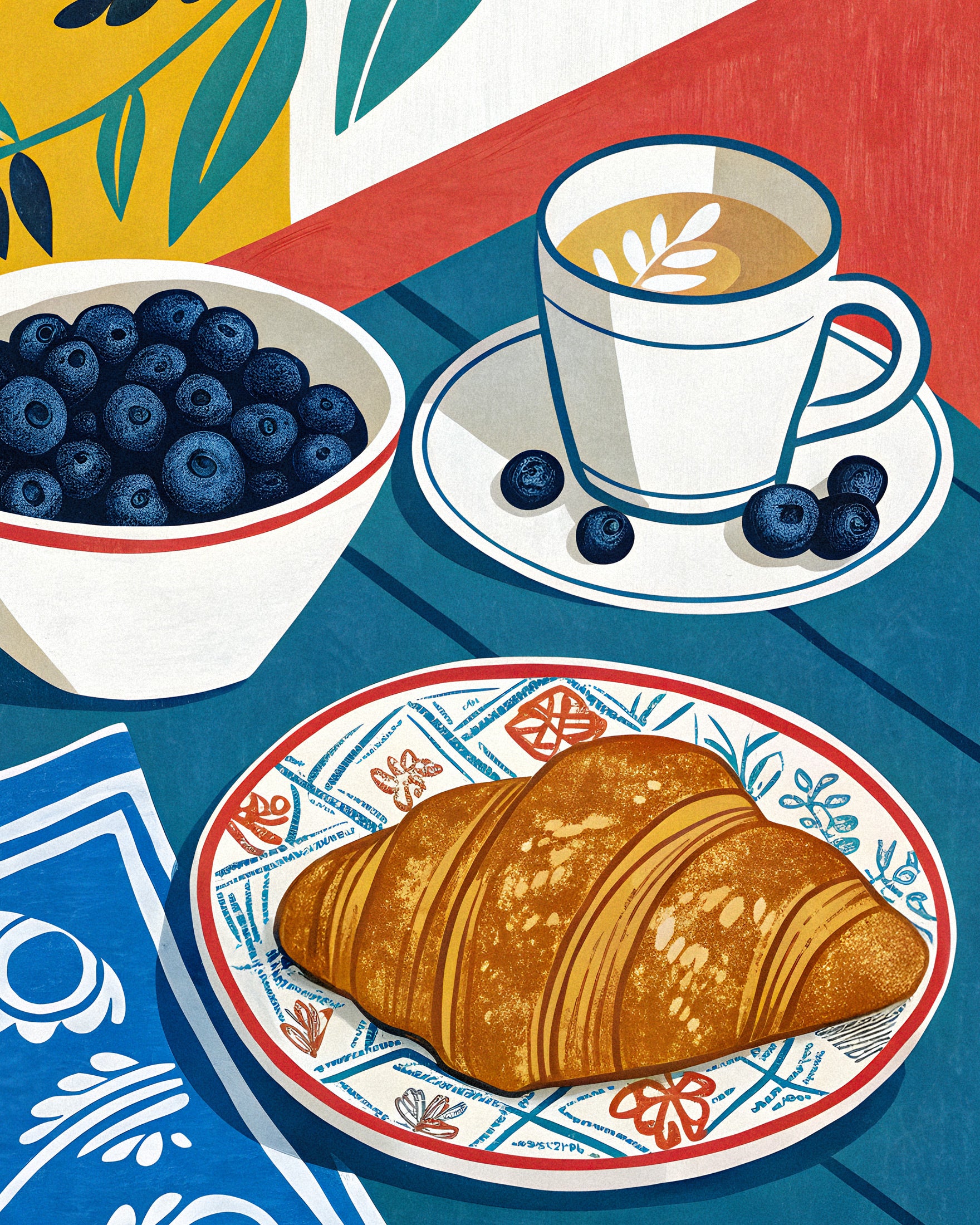 Frukostaffisch Poster