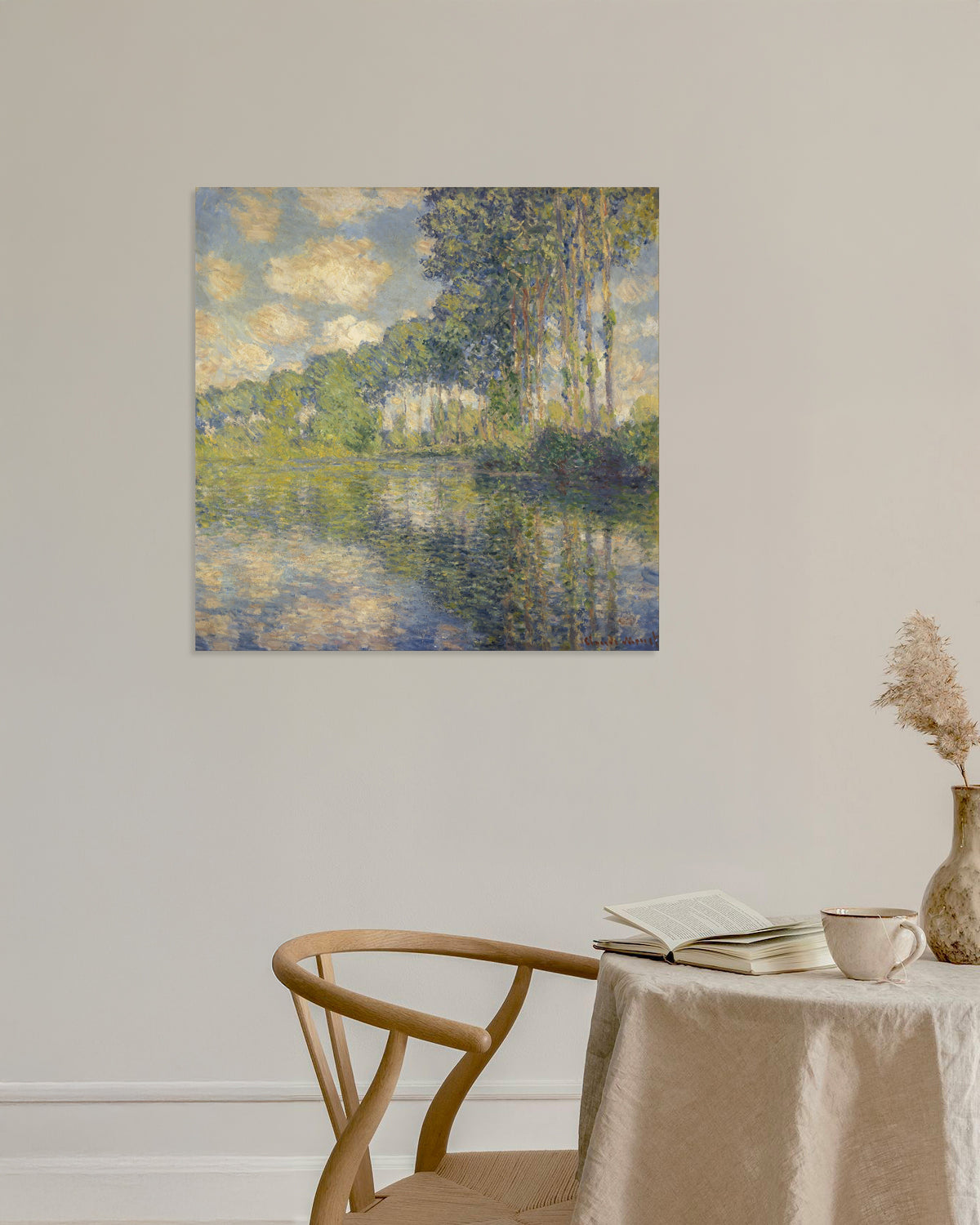 Poster Popplar vid Epte (1891) av Claude Monet