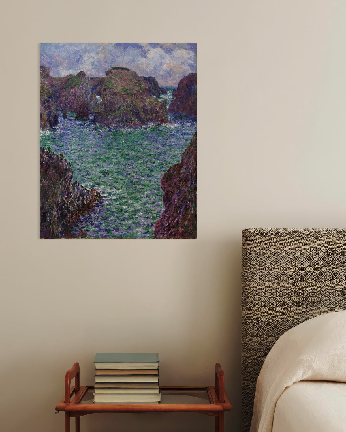Poster Port-Goulphar, Belle-Île (1887) av Claude Monet