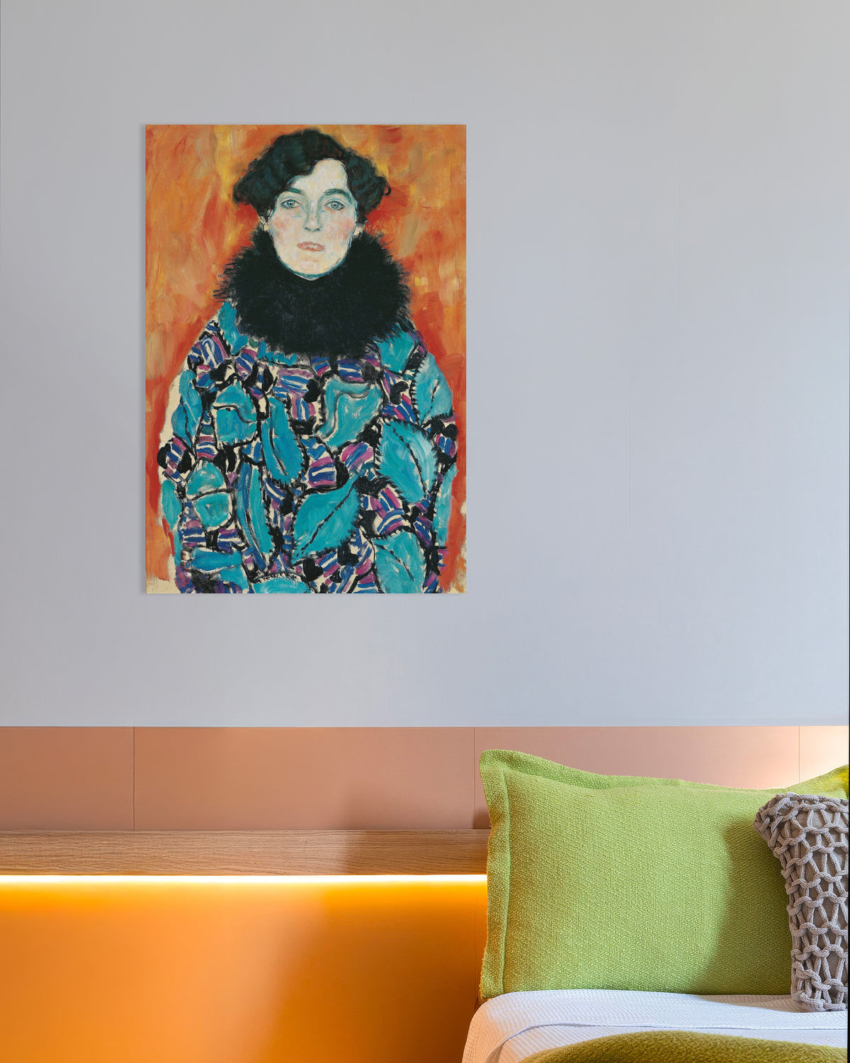 Poster Porträtt av Johanna Staude (1917) av Gustav Klimt