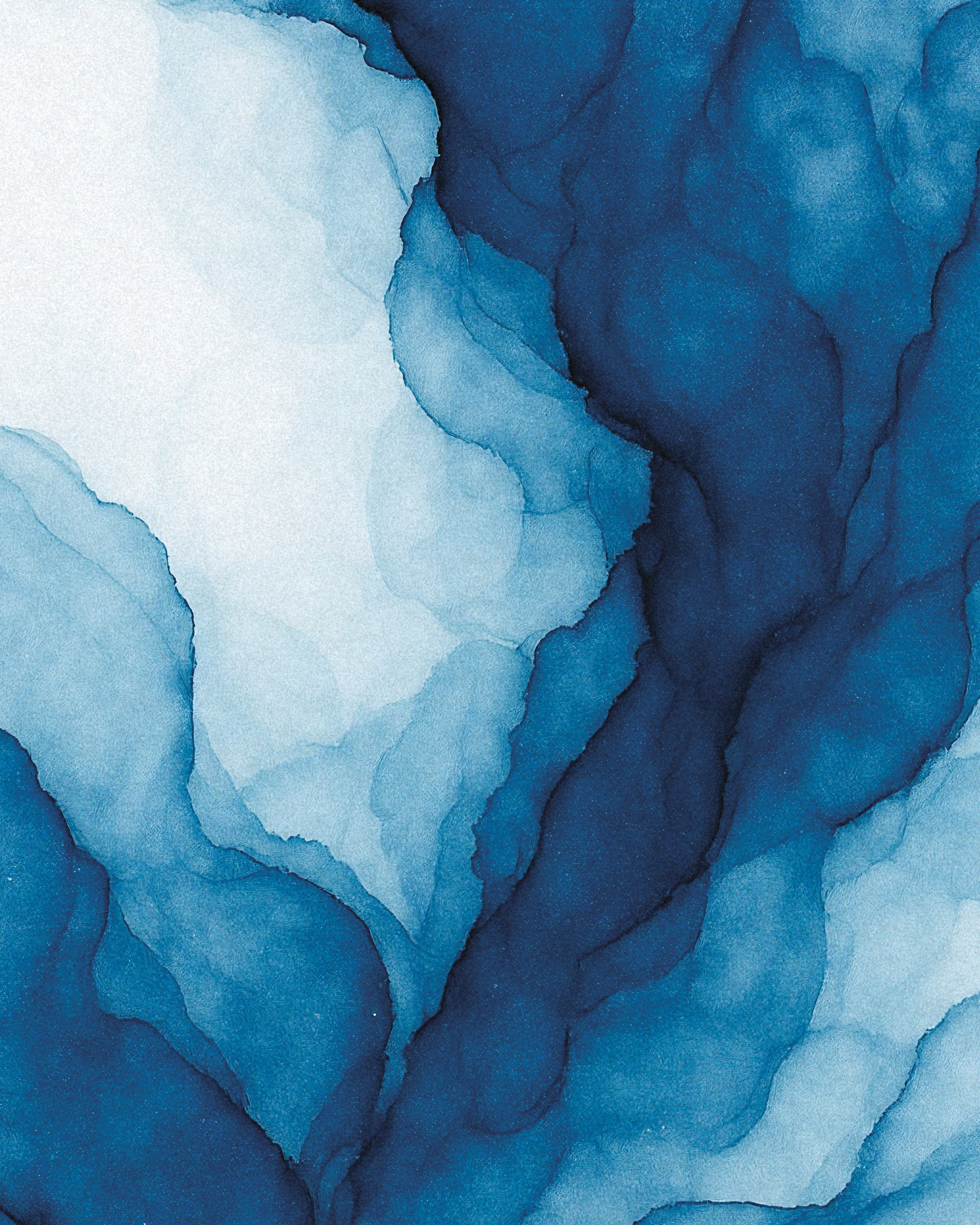 Ramifications akvarell abstrakt poster