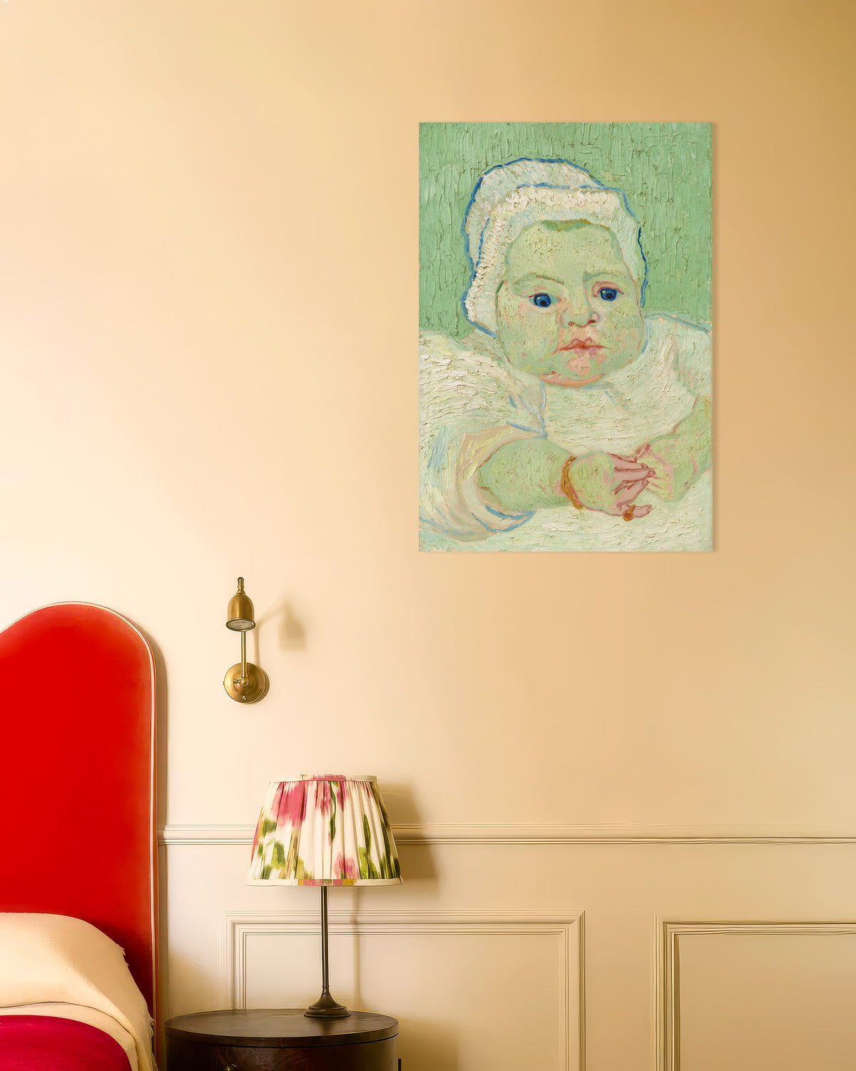 Poster med Roulins baby (1888) av Vincent van Gogh