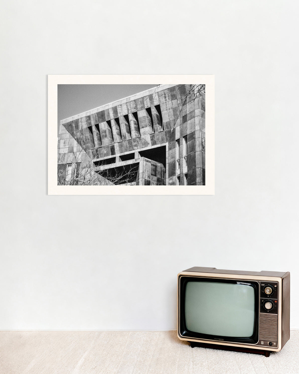 Poster ”Sågtandad betongfasad”