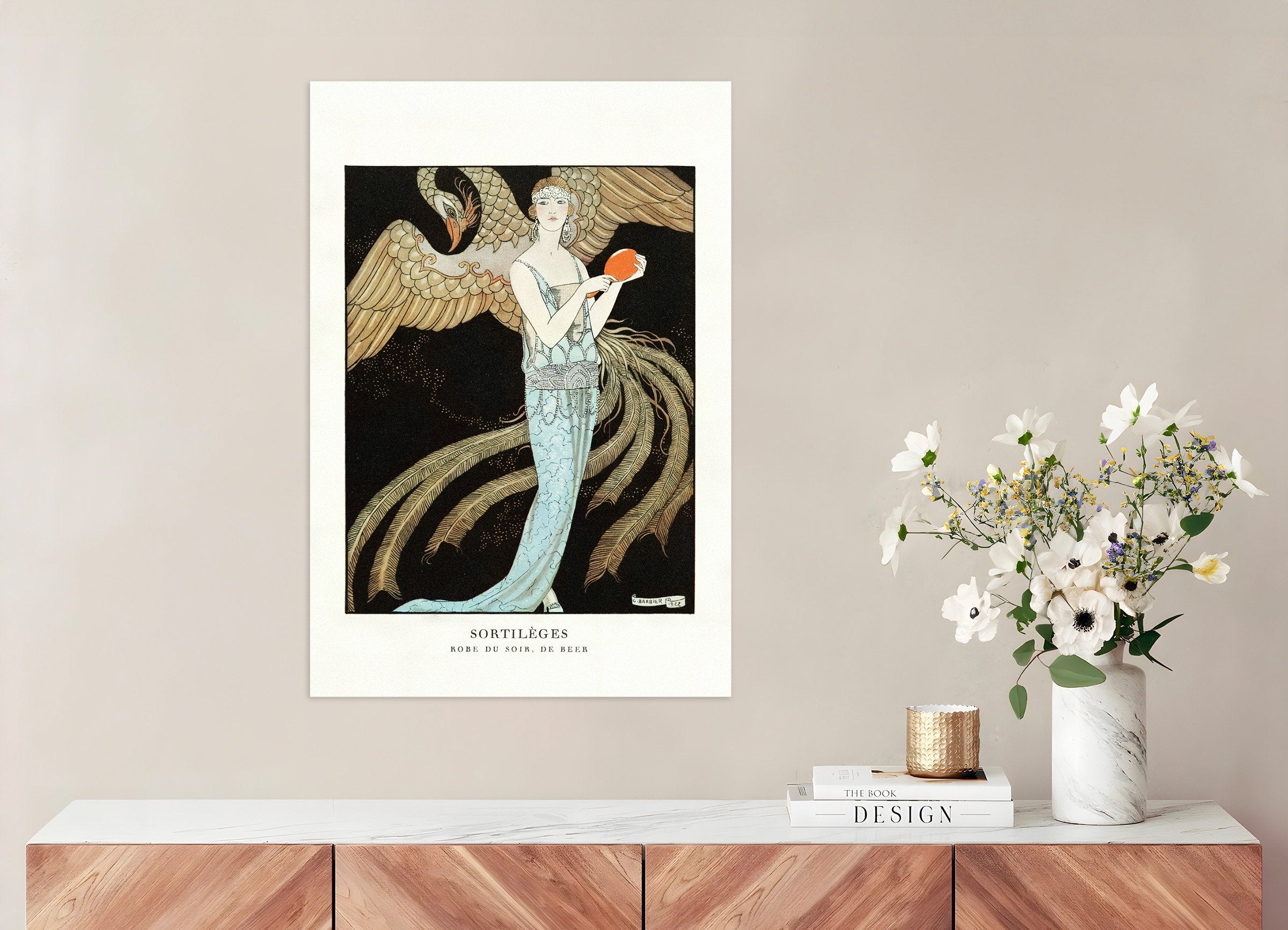 Poster of "Sortilèges" by Georges Barbier (1922) - Art Deco Print