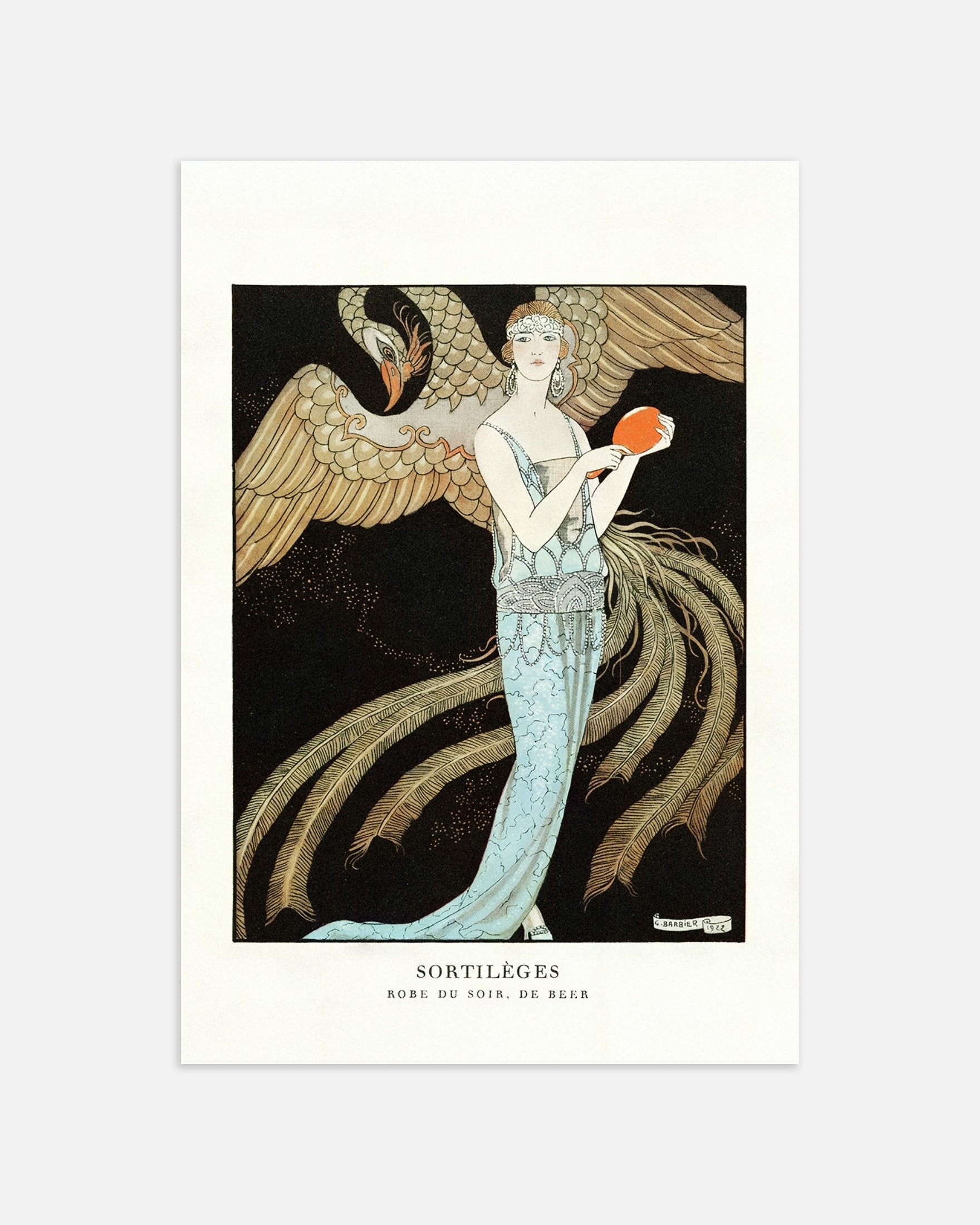 Poster of "Sortilèges" by Georges Barbier (1922) - Art Deco Print, thumbnail