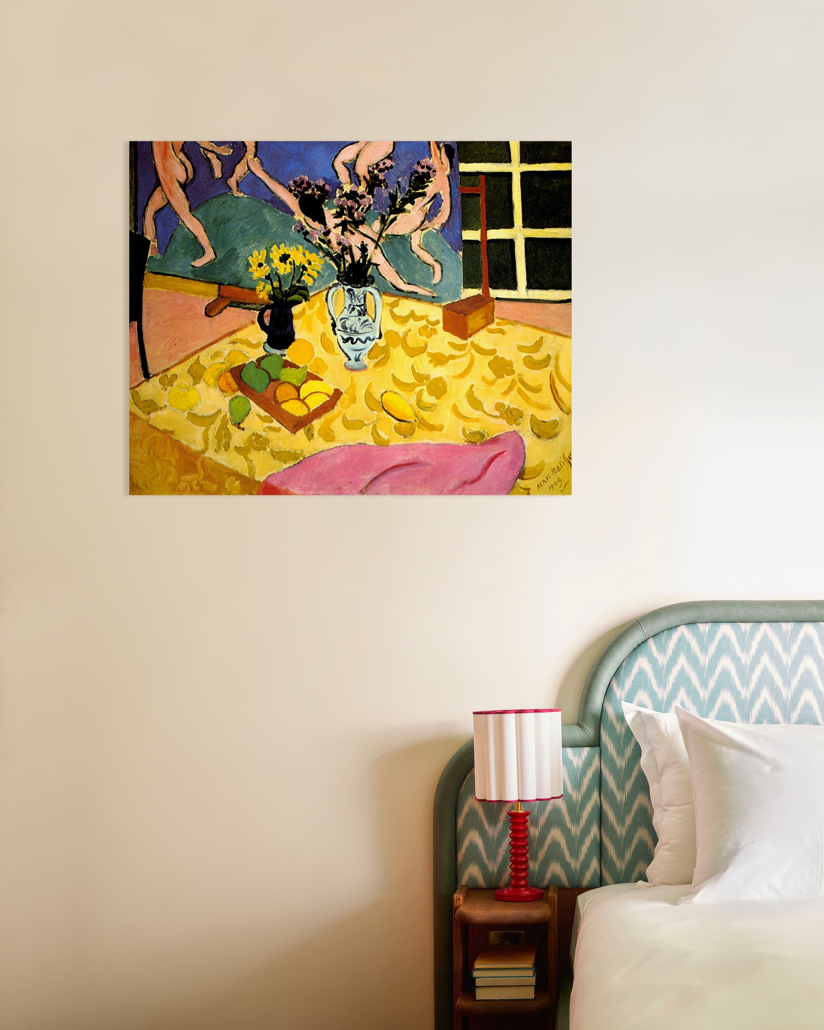 Poster of Still life with 'La Danse' (1909) by Henri Matisse