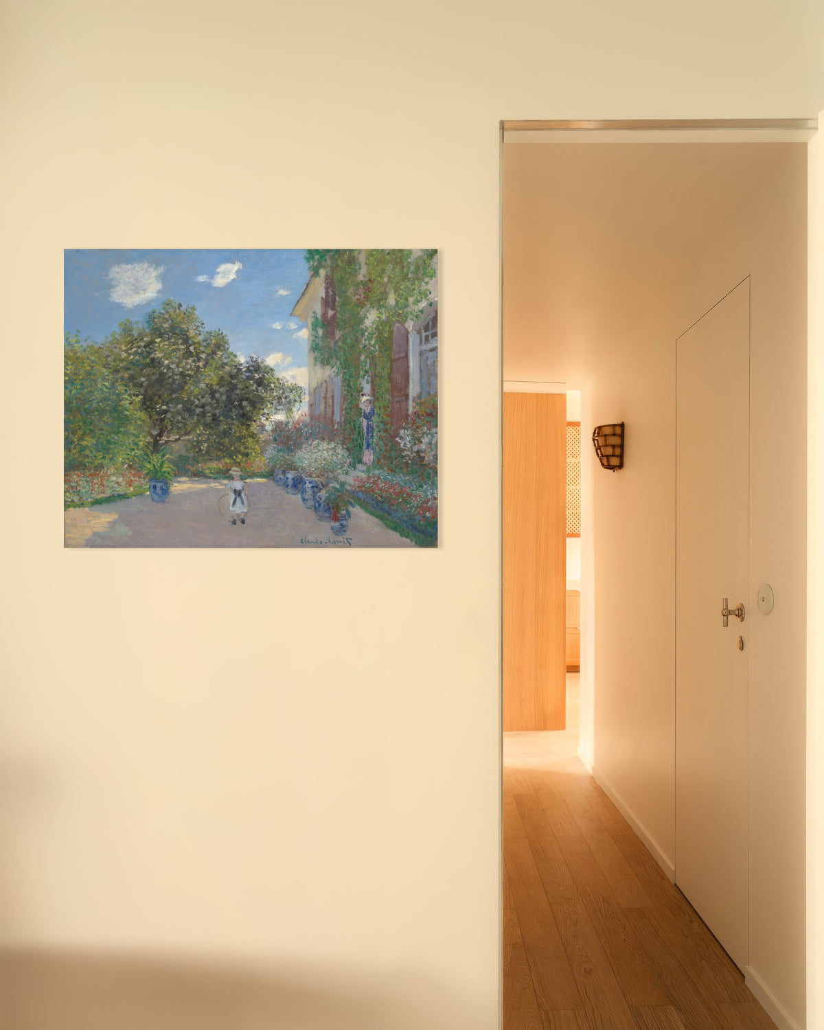 Poster Konstnärens hus i Argenteuil (1873) av Claude Monet