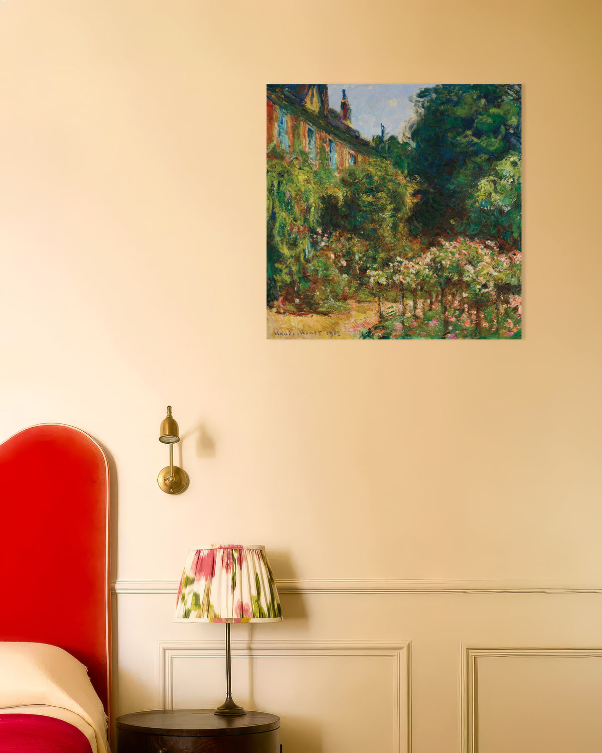 Poster Konstnärens hus i Giverny (1912) av Claude Monet