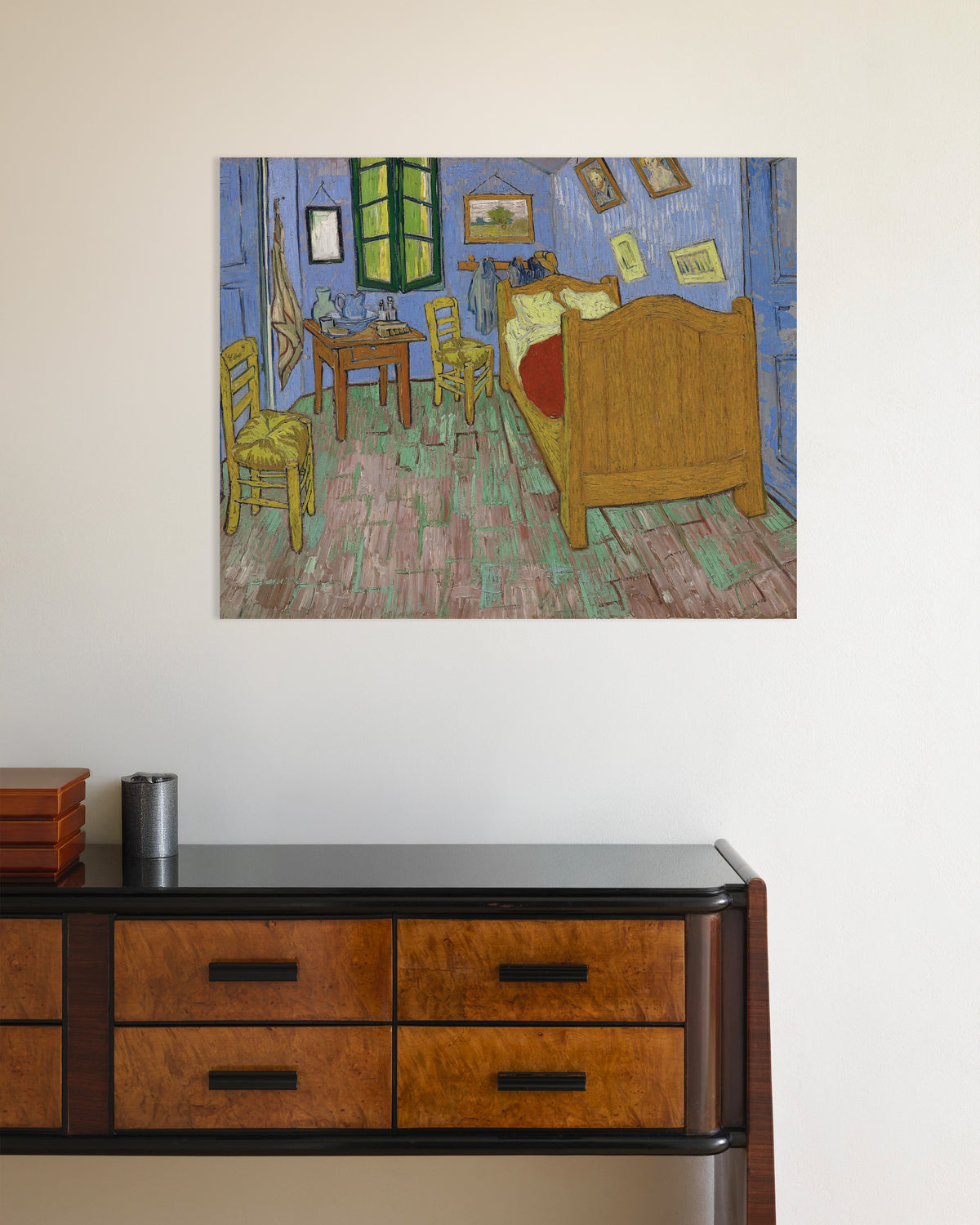 Poster av Sovrummet, versionen från Saint-Rémy (1889) av Vincent van Gogh