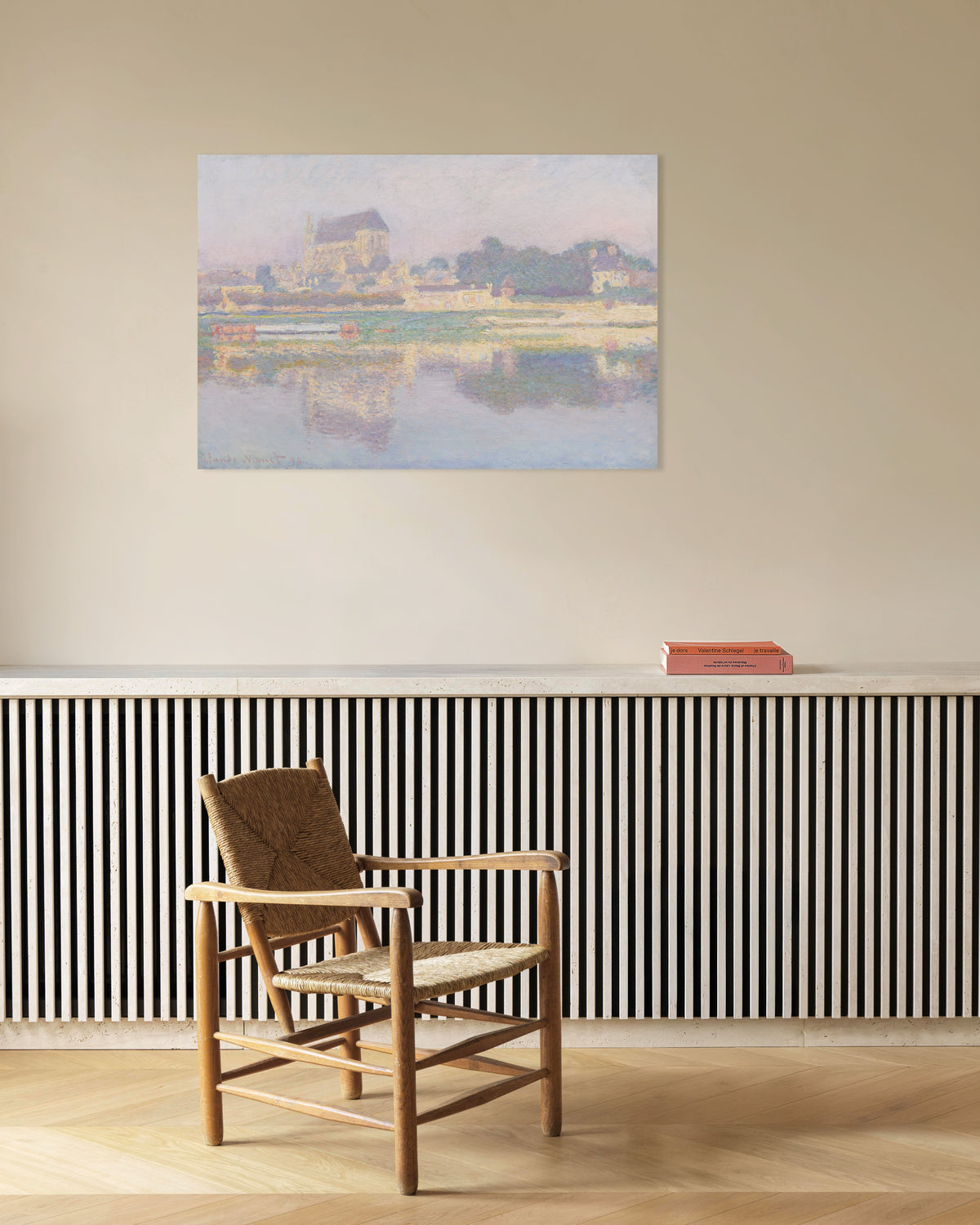 Poster Kyrkan i Vernon, sol (1894) av Claude Monet