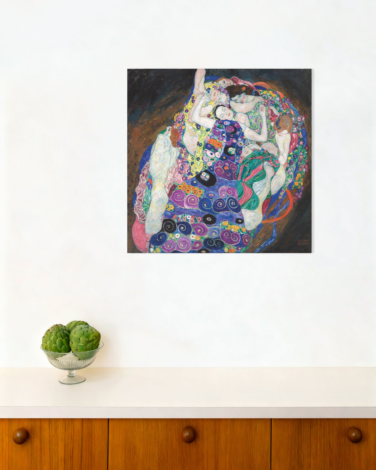 Poster Jungfrun (1913) av Gustav Klimt