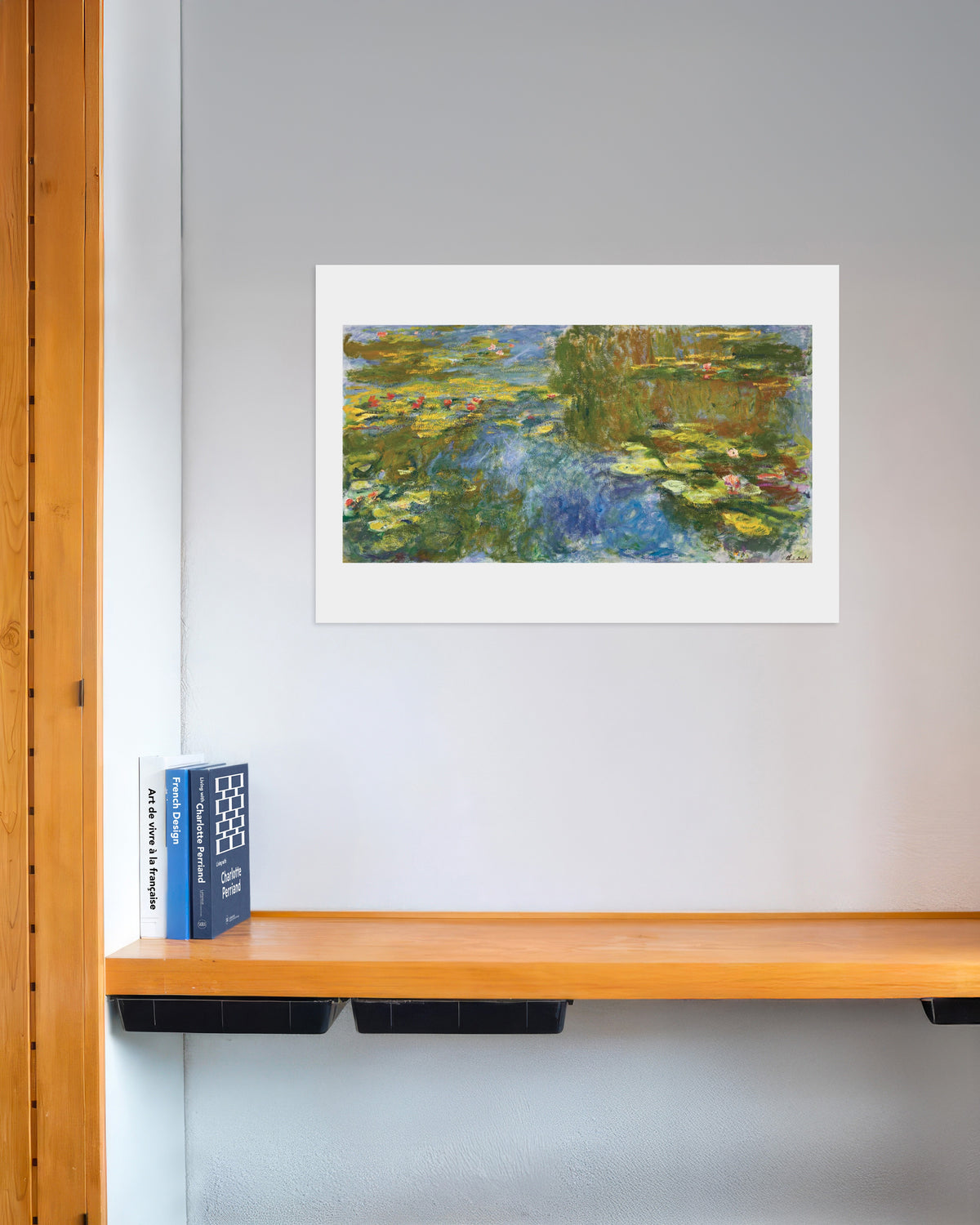 Poster Näckrosdammen (ca 1917–1919) av Claude Monet