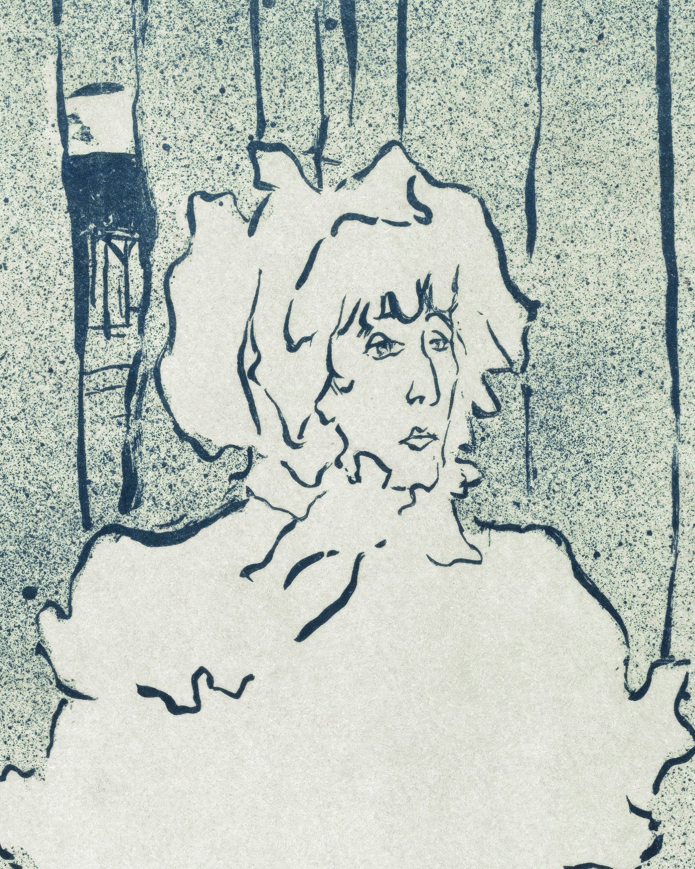 The Chatelaine eller Tocsin (1895) av Henri de Toulouse-Lautrec Poster