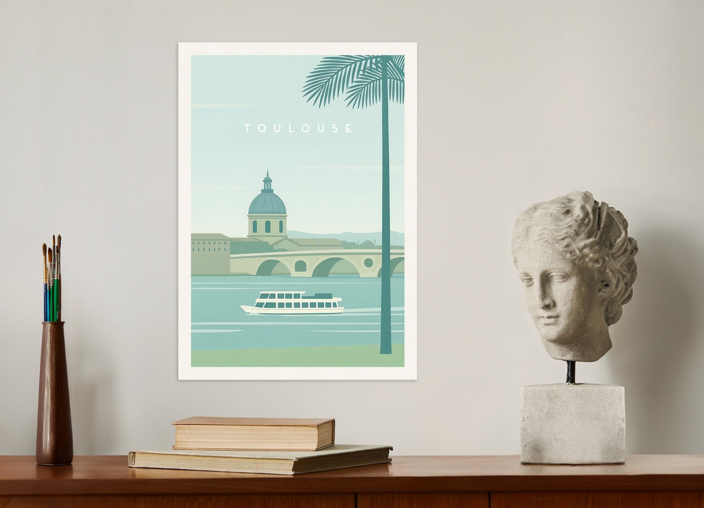 Poster of Toulouse Wall Art Print