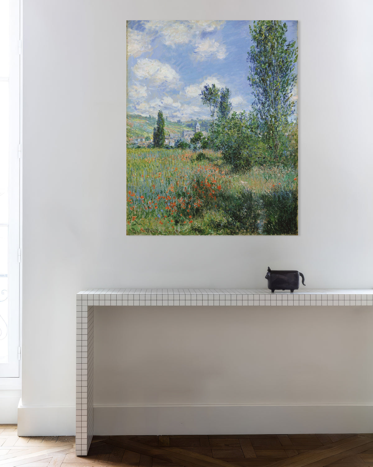Poster Utsikt över Vétheuil (1880) av Claude Monet