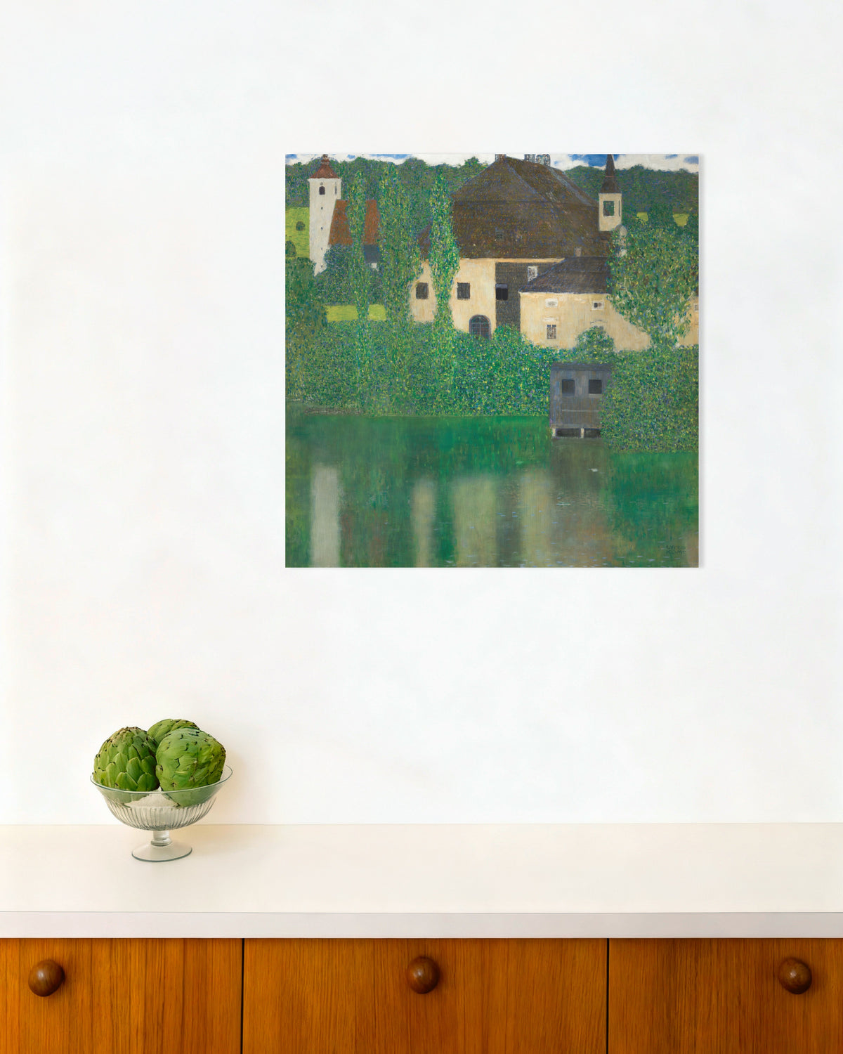 Poster av Vattenslottet (1908–1909) av Gustav Klimt