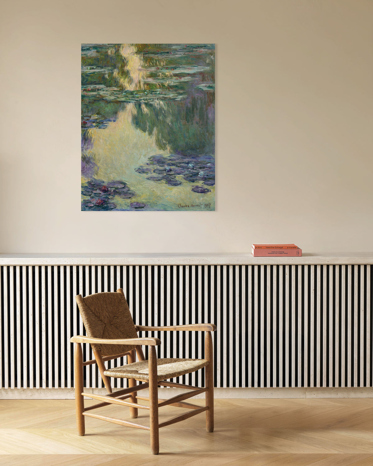 Poster Näckrosor (1907) av Claude Monet