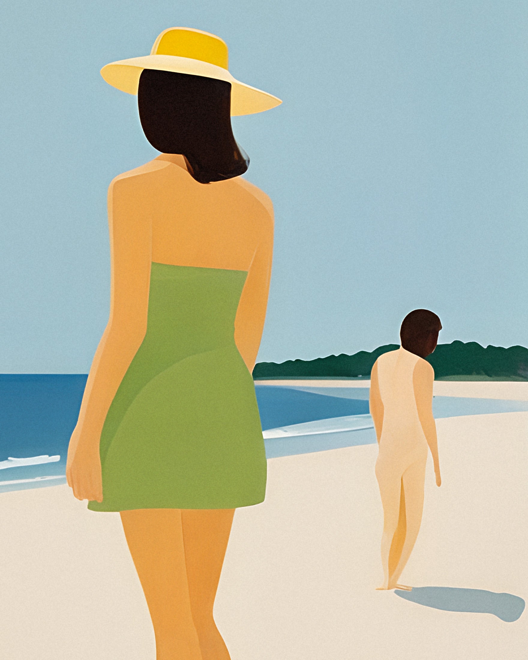 Vi Är Glada på Stranden - Golden Summer Affischer