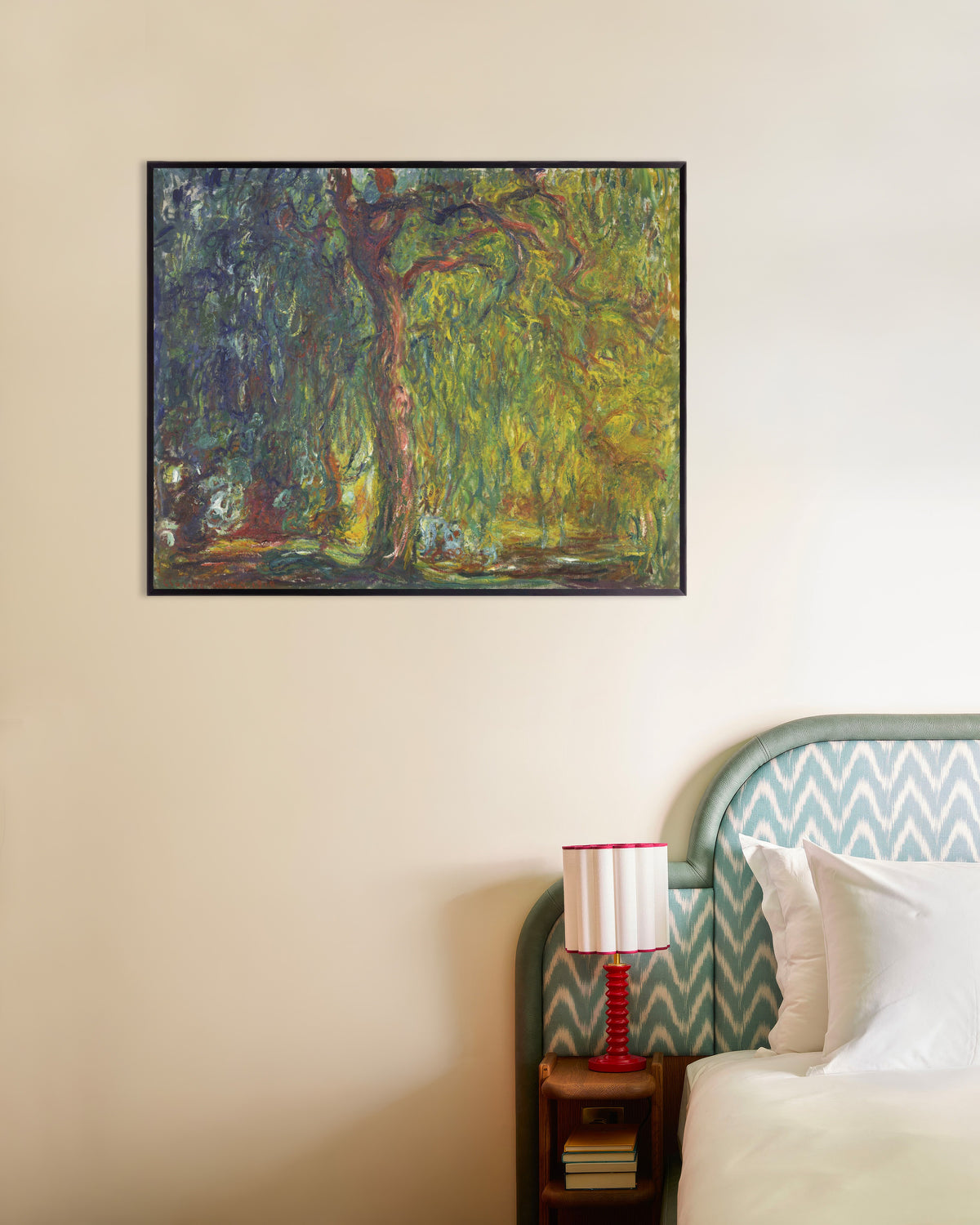 Poster Tårpil (1918–1919) av Claude Monet med metallram