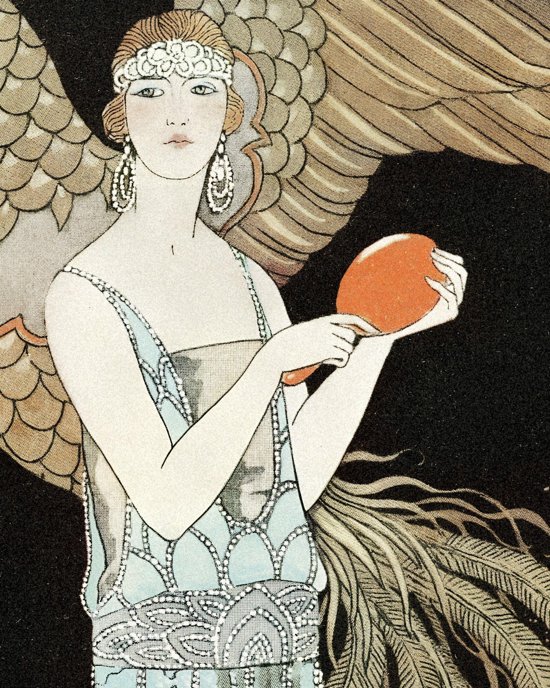 "Sortilèges" av Georges Barbier (1922) - Art Deco affischer Poster
