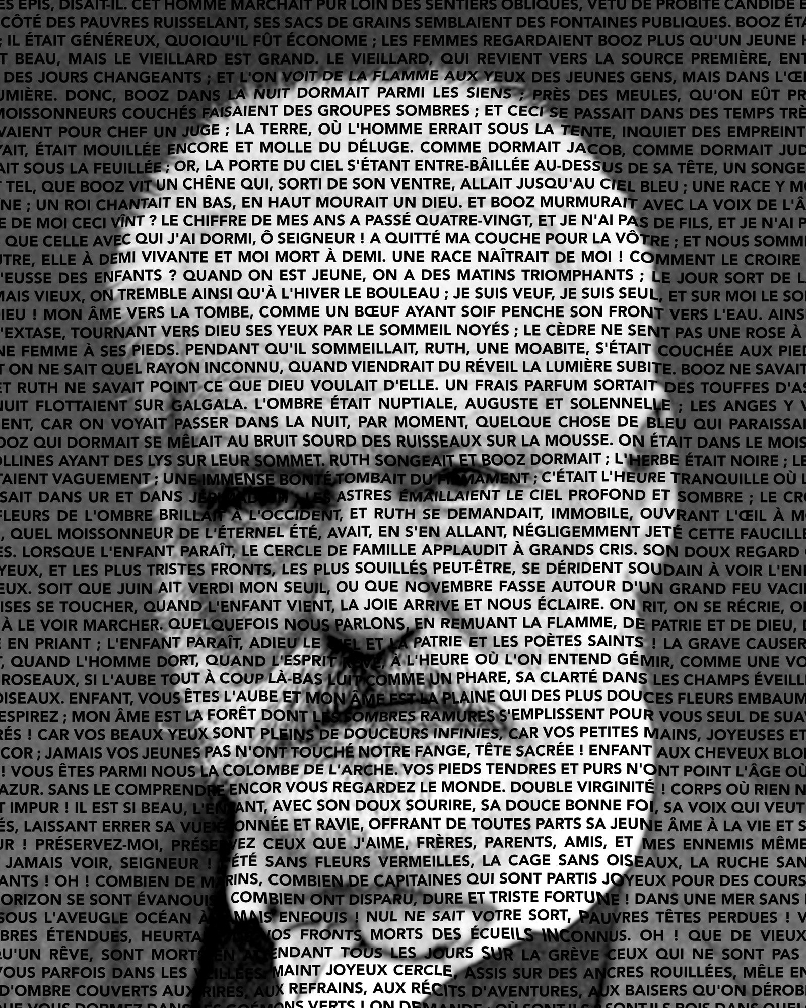 Victor Hugo - The Contemplations Typografiskt porträtt