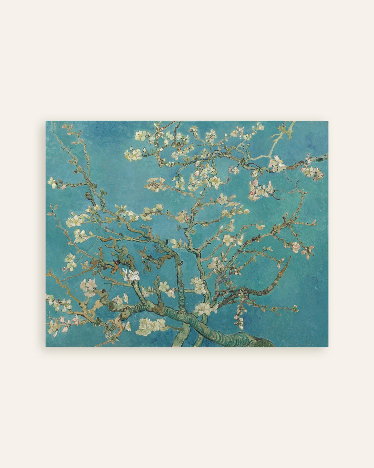 Poster med Mandelblomning (1890) av Vincent van Gogh, miniatyrbild