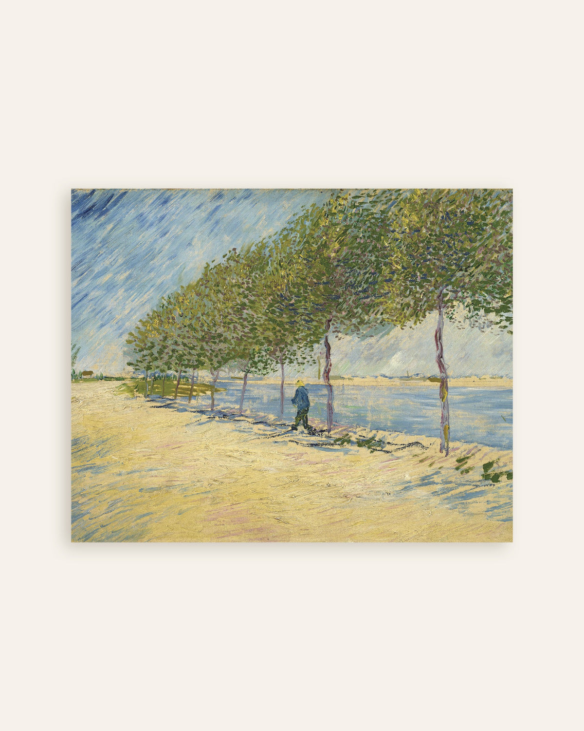 Poster med Längs Seine (1887) av Vincent van Gogh, miniatyrbild